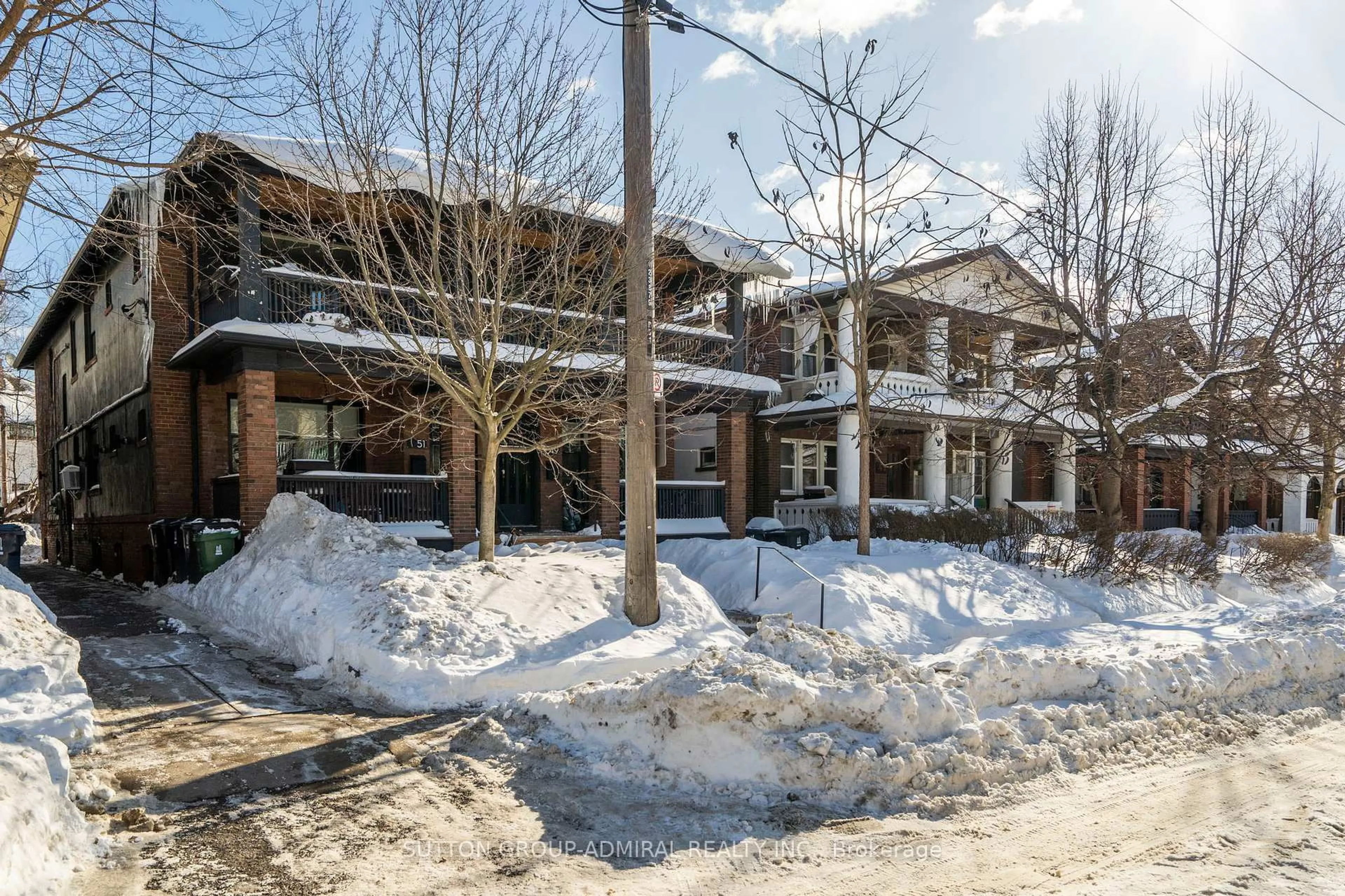 Patio, street for 49 & 51 Wineva Ave, Toronto Ontario M4E 2T1