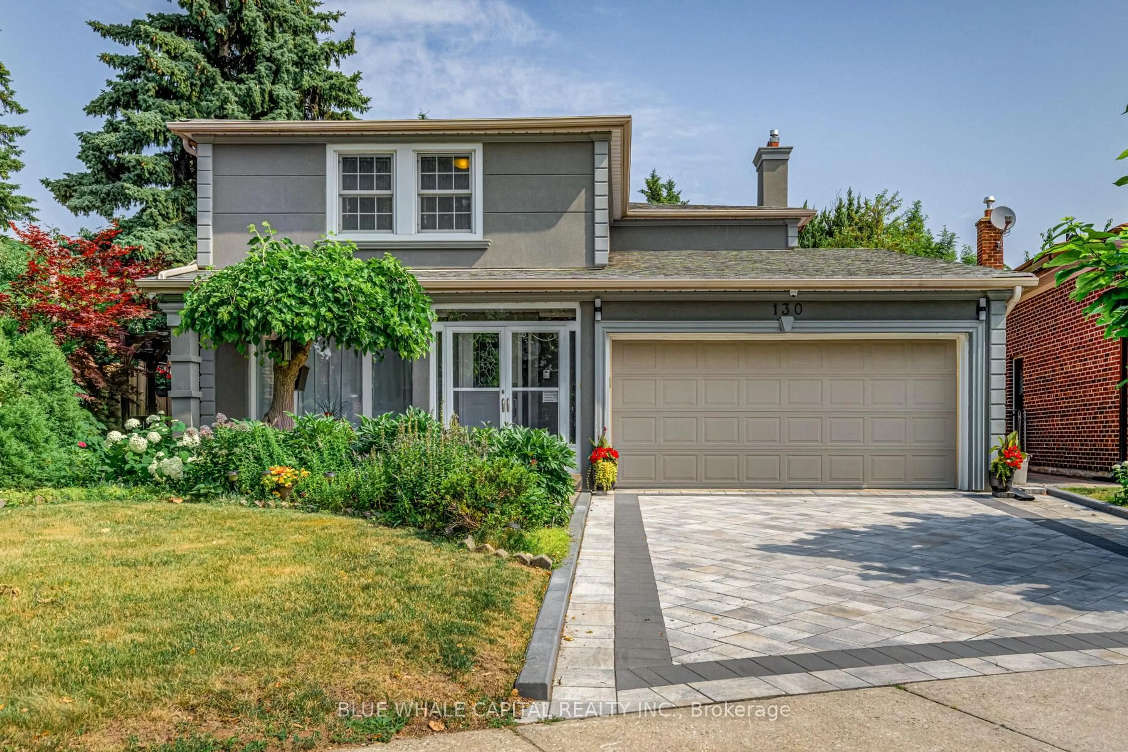 Home with vinyl exterior material, street for 130 Briarscross Blvd, Toronto Ontario M1S 3K5