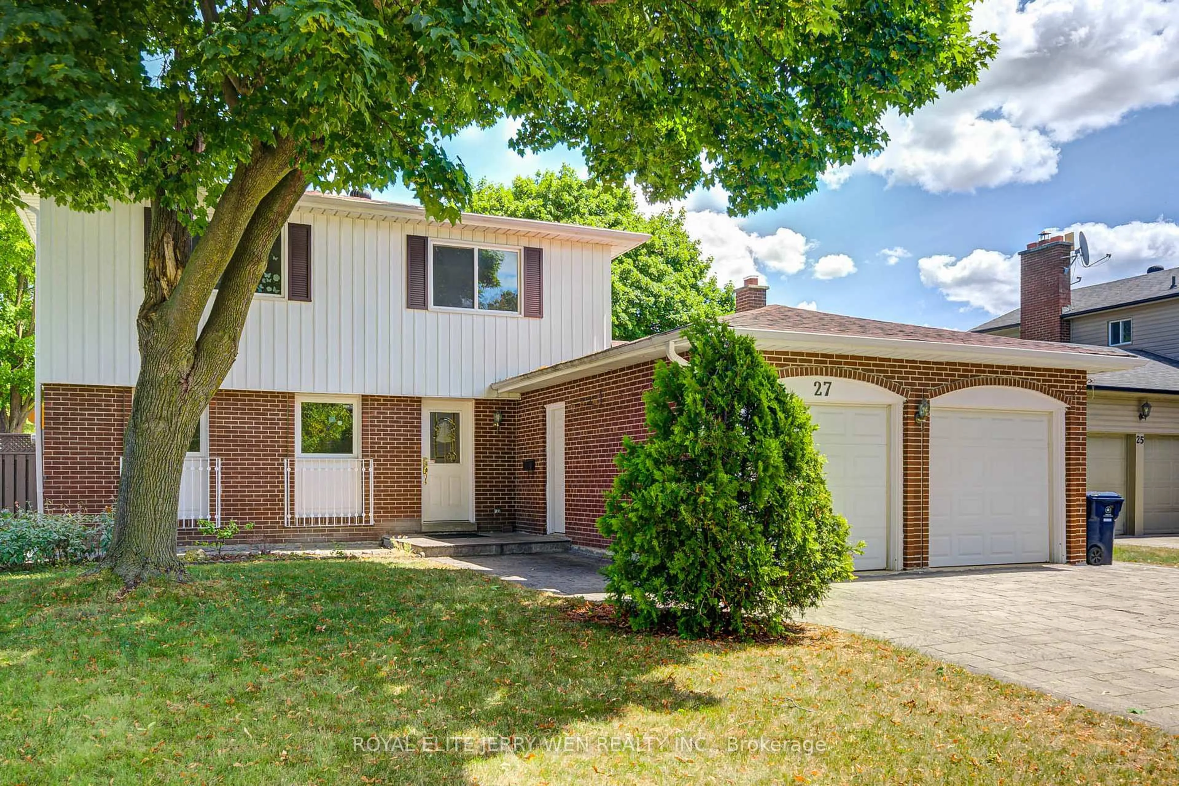 Home with brick exterior material, street for 27 Dalbret Cres, Toronto Ontario M1T 2X2