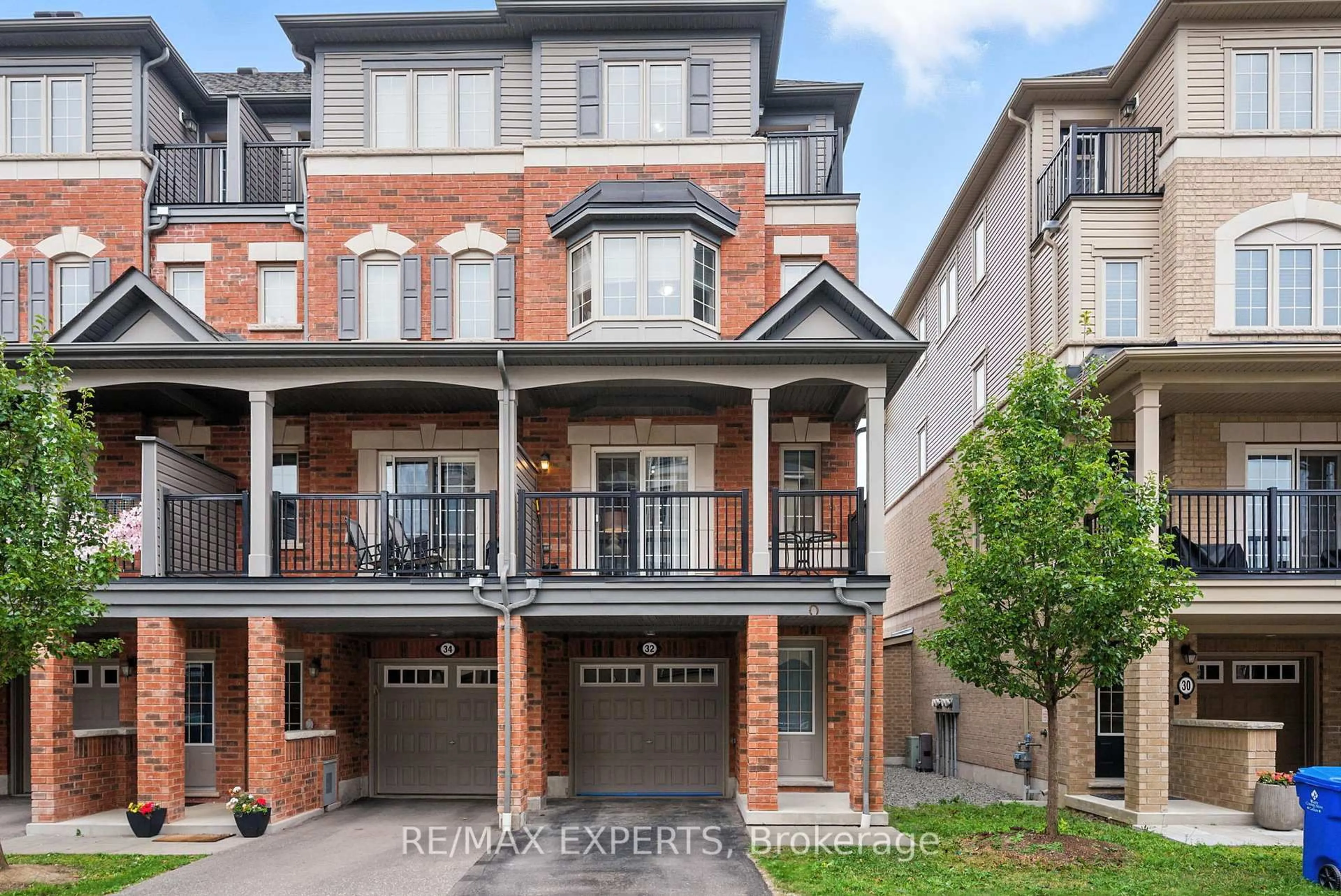 Home with brick exterior material, street for 32 AQUATIC BALLET Path, Oshawa Ontario L1L 0K6
