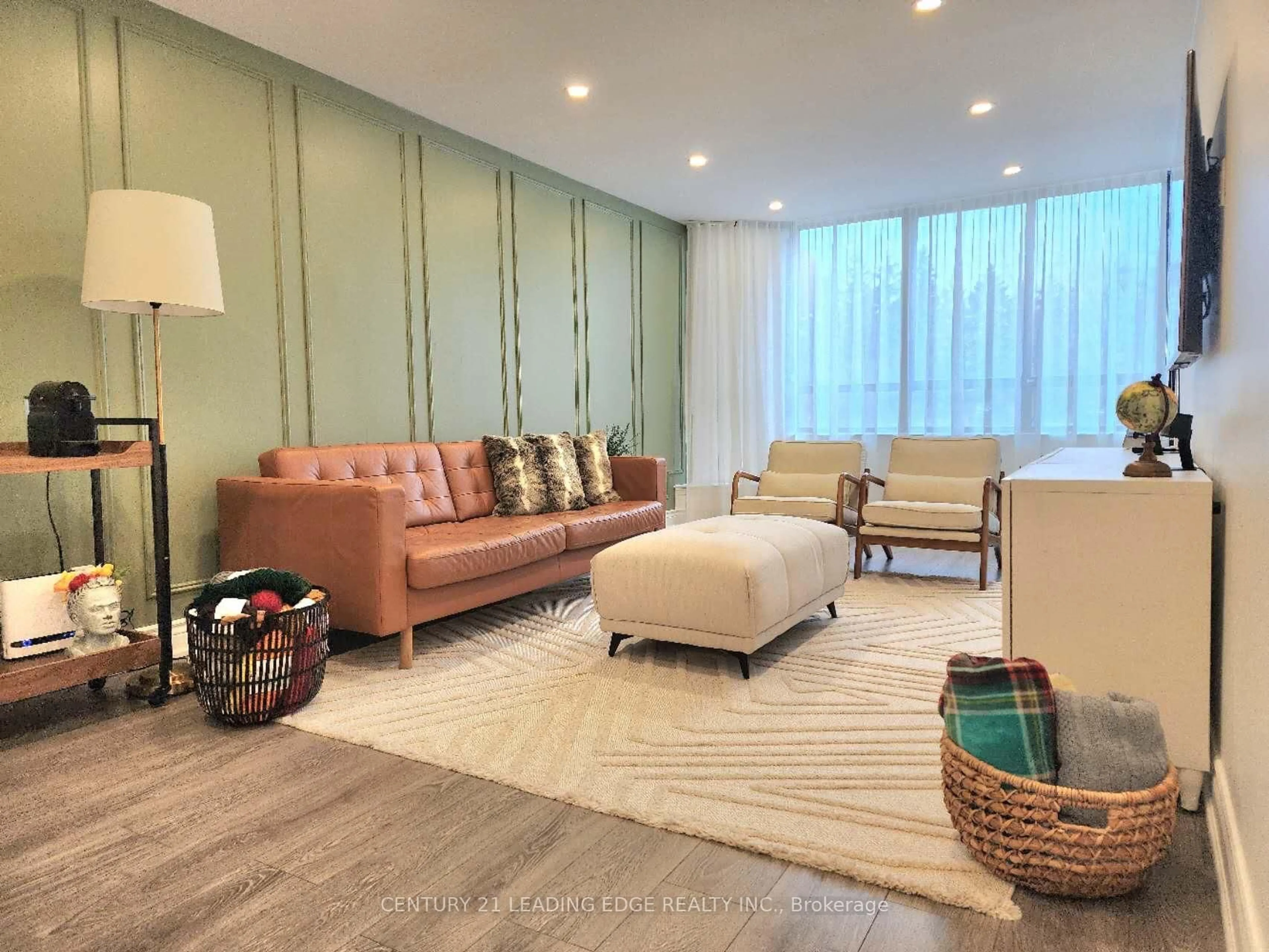 Living room with furniture, unknown for 55 Bamburgh Circ #102, Toronto Ontario M1W 3V4