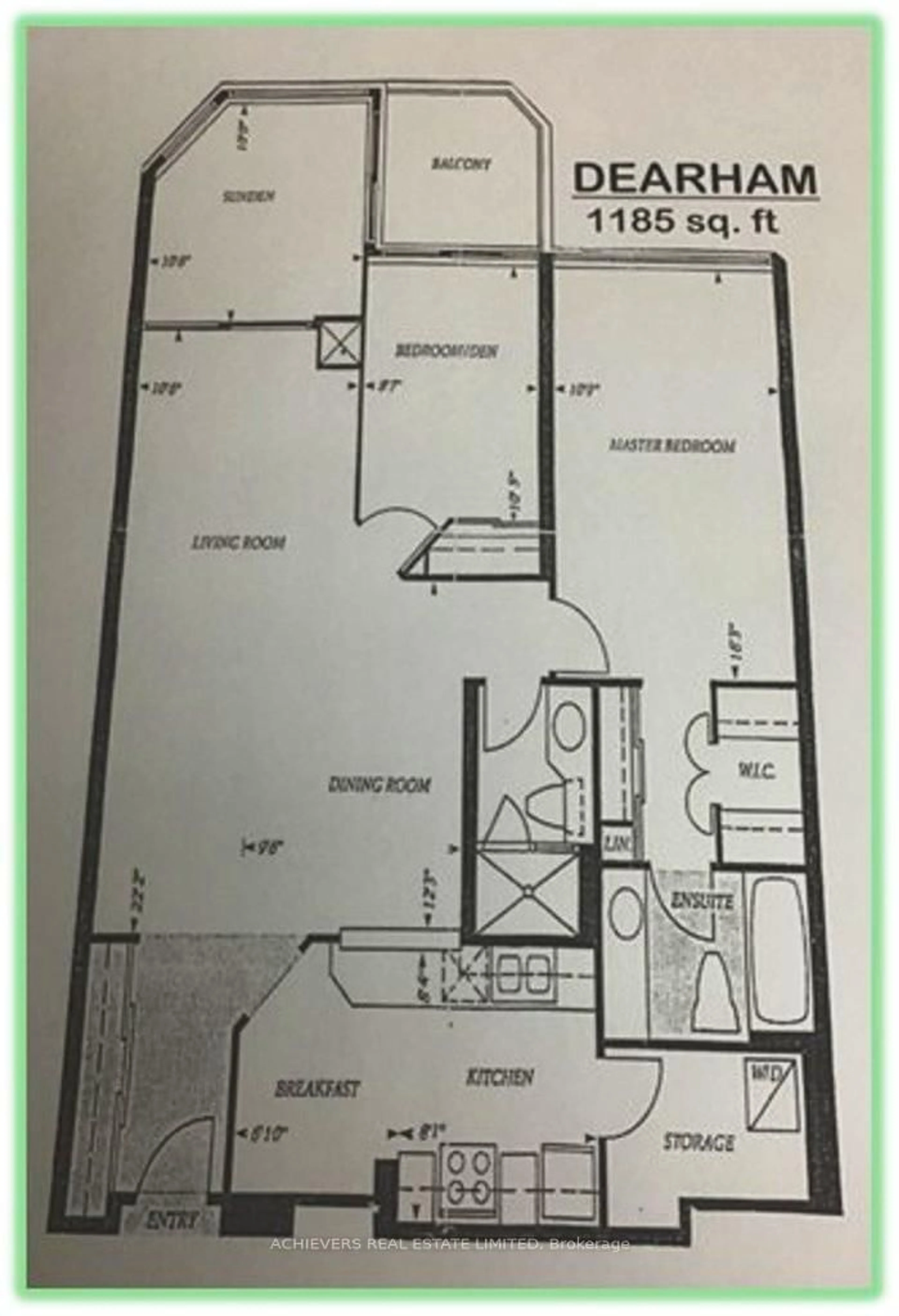 Floor plan for 10 Guildwood Pkwy #926, Toronto Ontario M1E 5B5