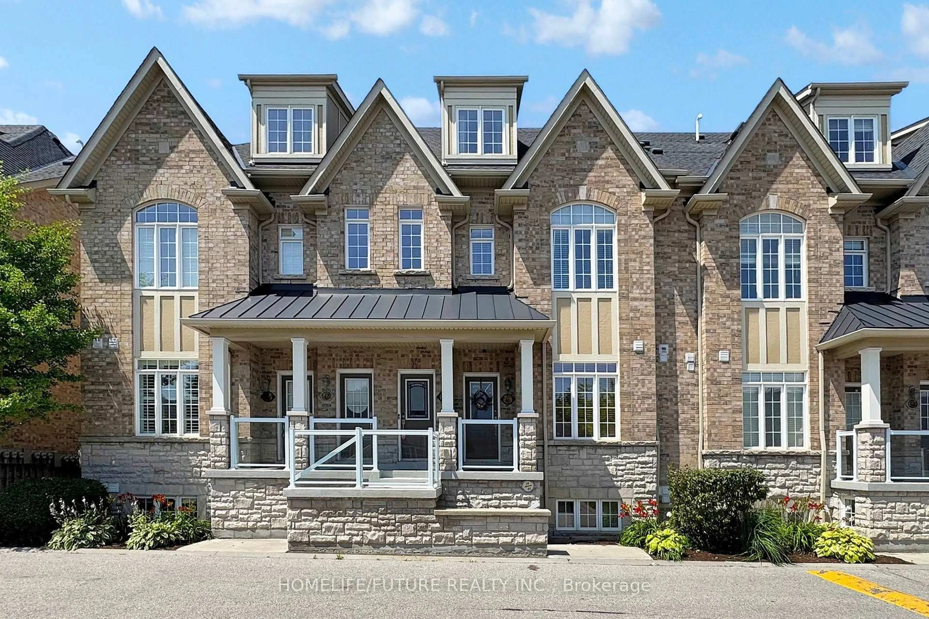 Home with brick exterior material, street for 38 Lovegrove Lane, Ajax Ontario L1S 0E7