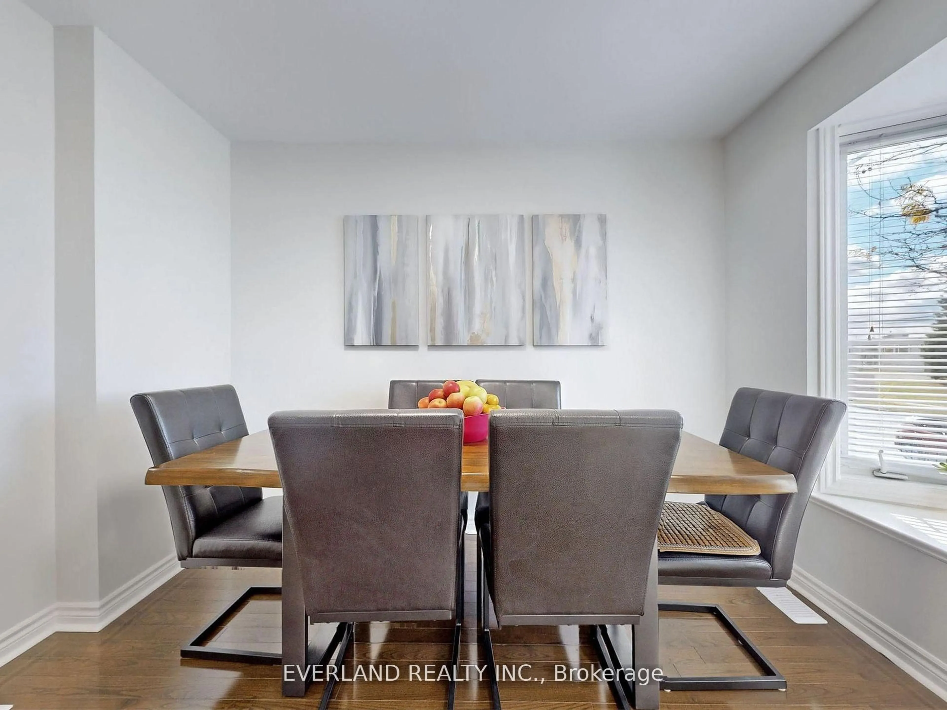 Dining room, wood/laminate floor for 1465 Birchmount Rd #C, Toronto Ontario M1P 2G4
