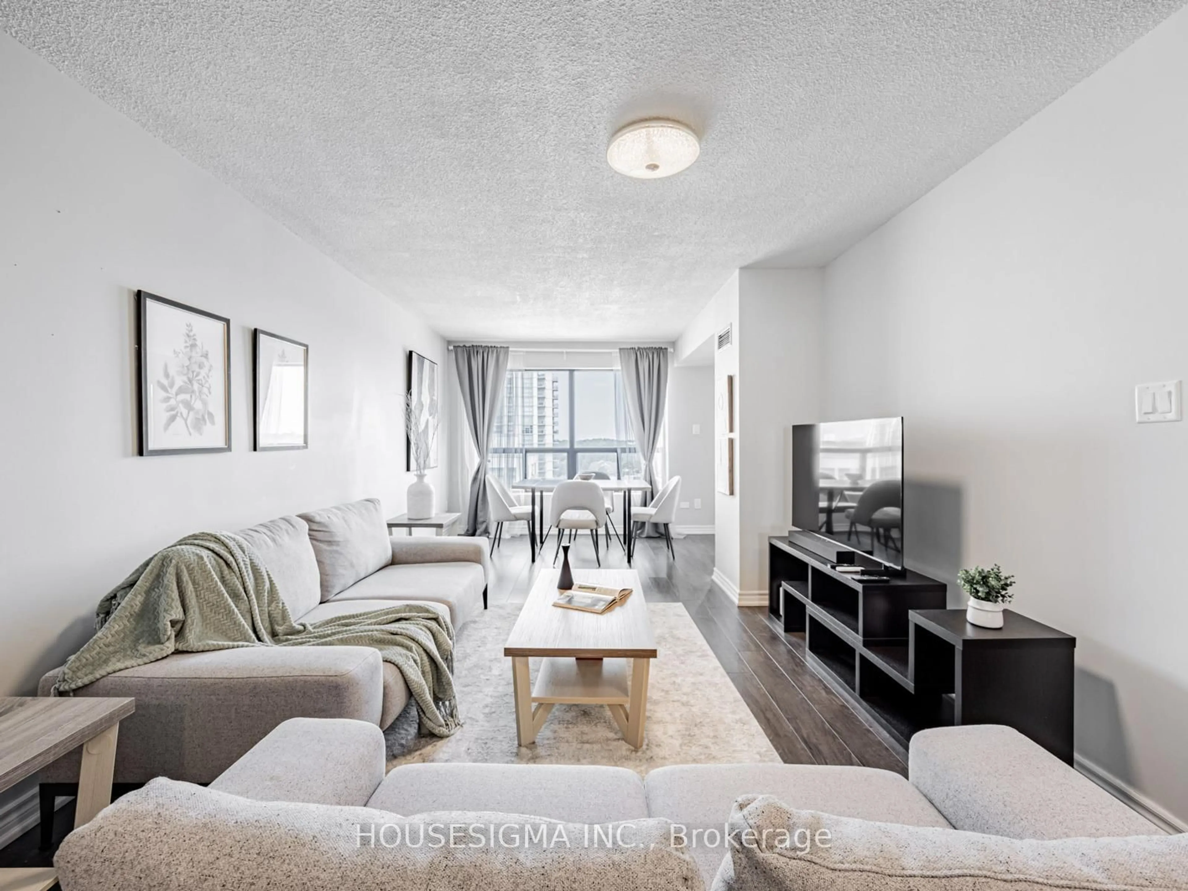 Living room with furniture, unknown for 39 Kimbercroft Crt #703, Toronto Ontario M1S 5B5
