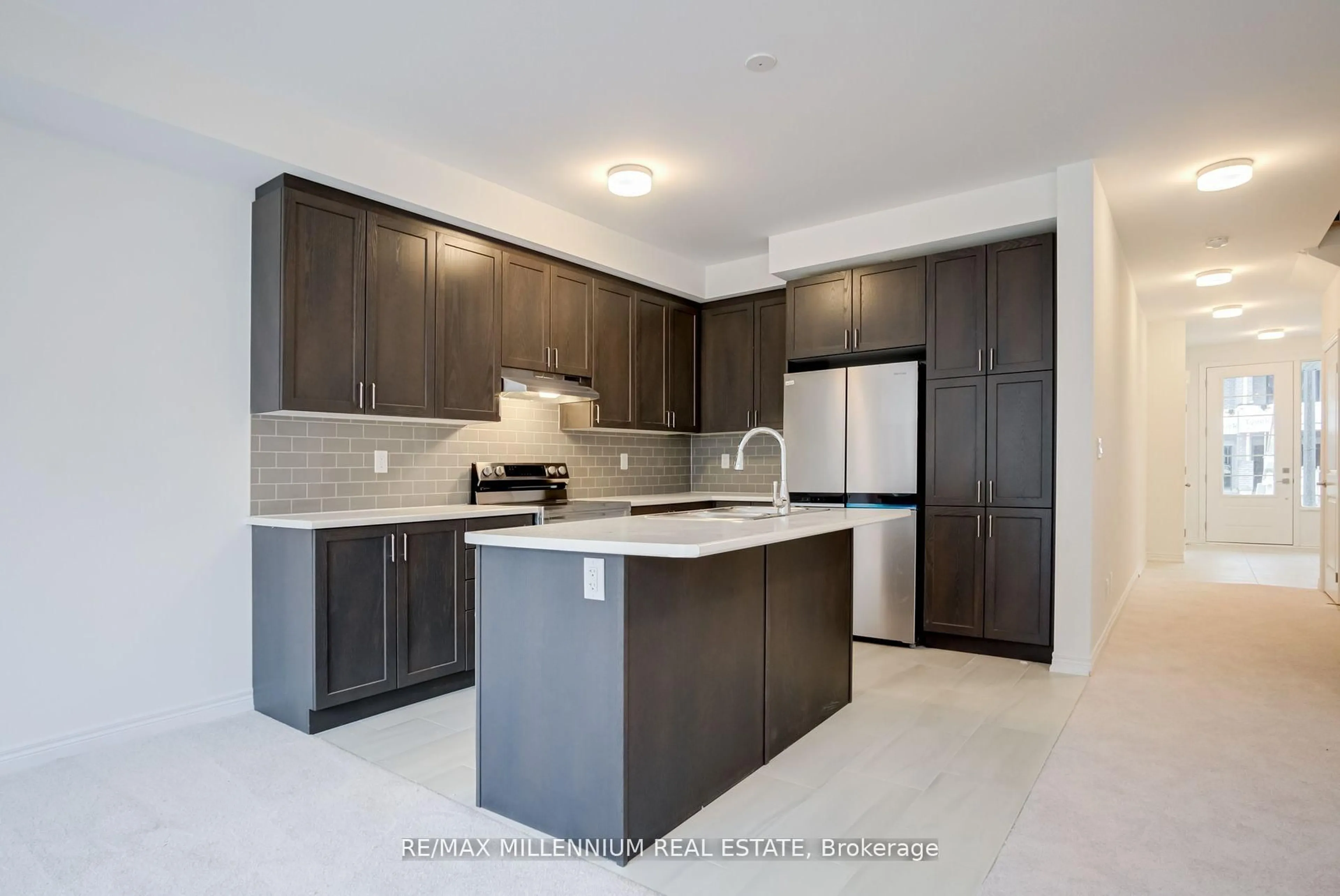Open concept kitchen, ceramic/tile floor for 2040 Cameron Lott Cres, Oshawa Ontario L1L 0S1