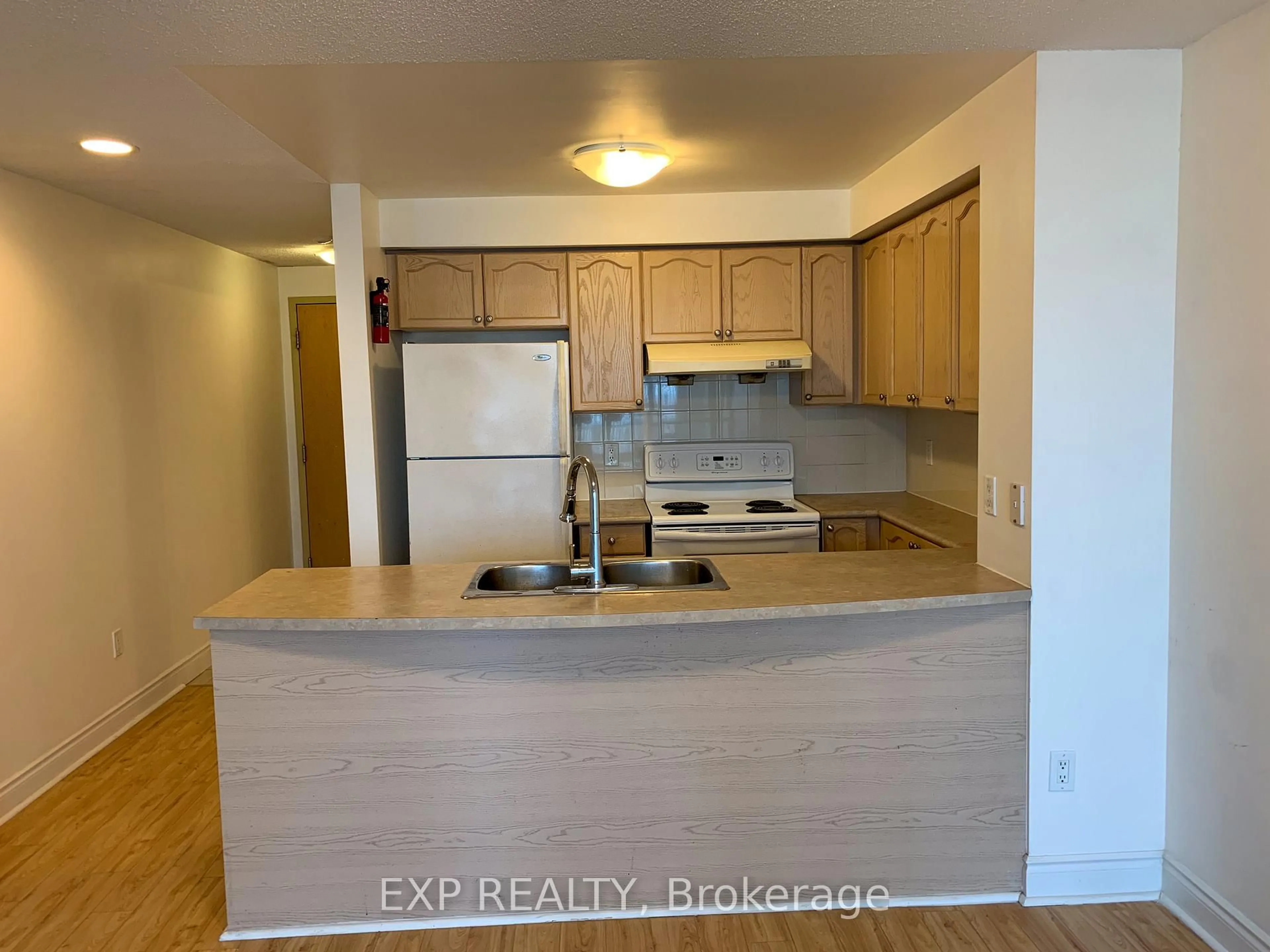 Standard kitchen, wood/laminate floor for 60 Brian Harrison Way #3308, Toronto Ontario M1P 5J5