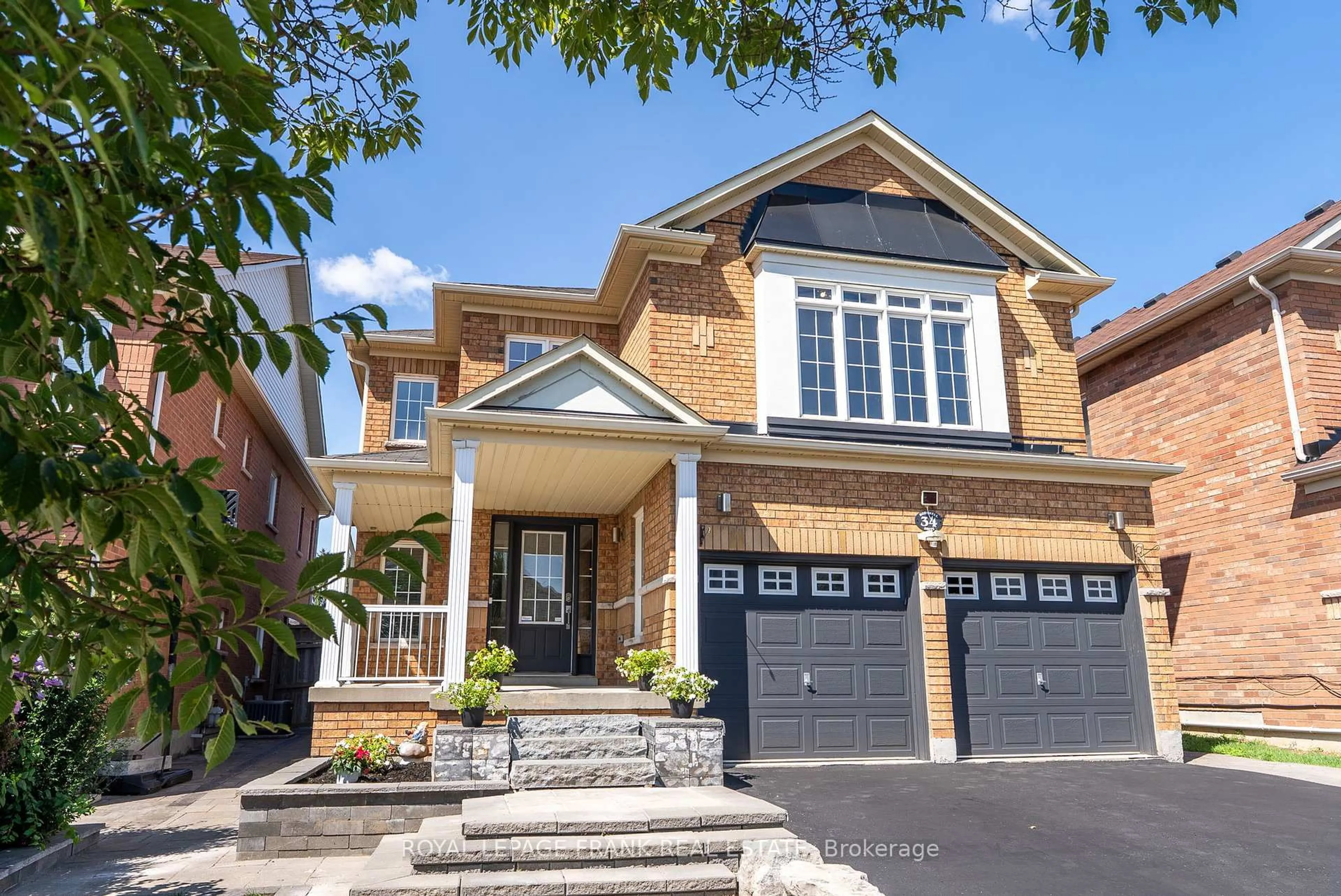 Home with brick exterior material, street for 34 Rosswell Dr, Clarington Ontario L1E 3J6