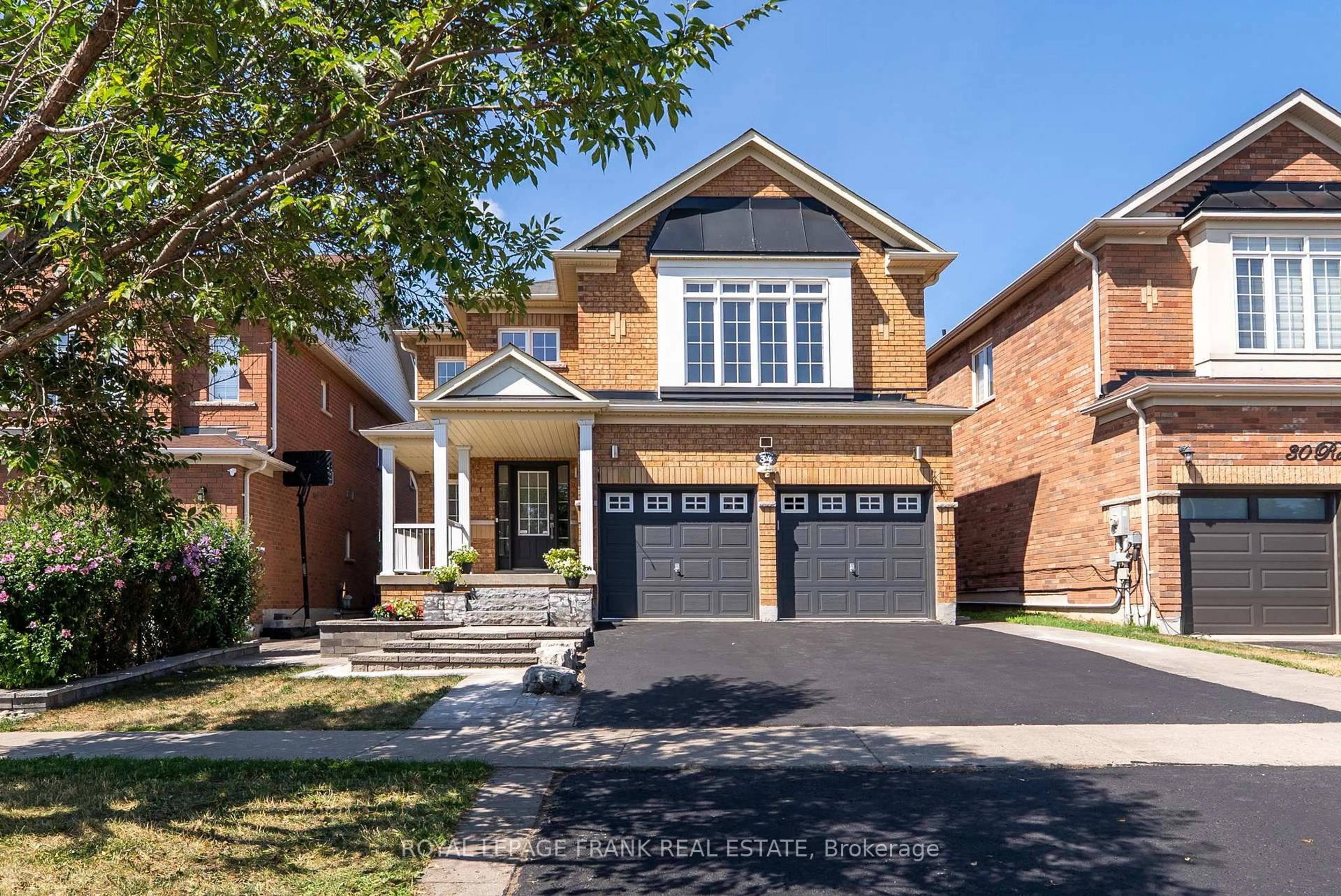 Home with brick exterior material, street for 34 Rosswell Dr, Clarington Ontario L1E 3J6