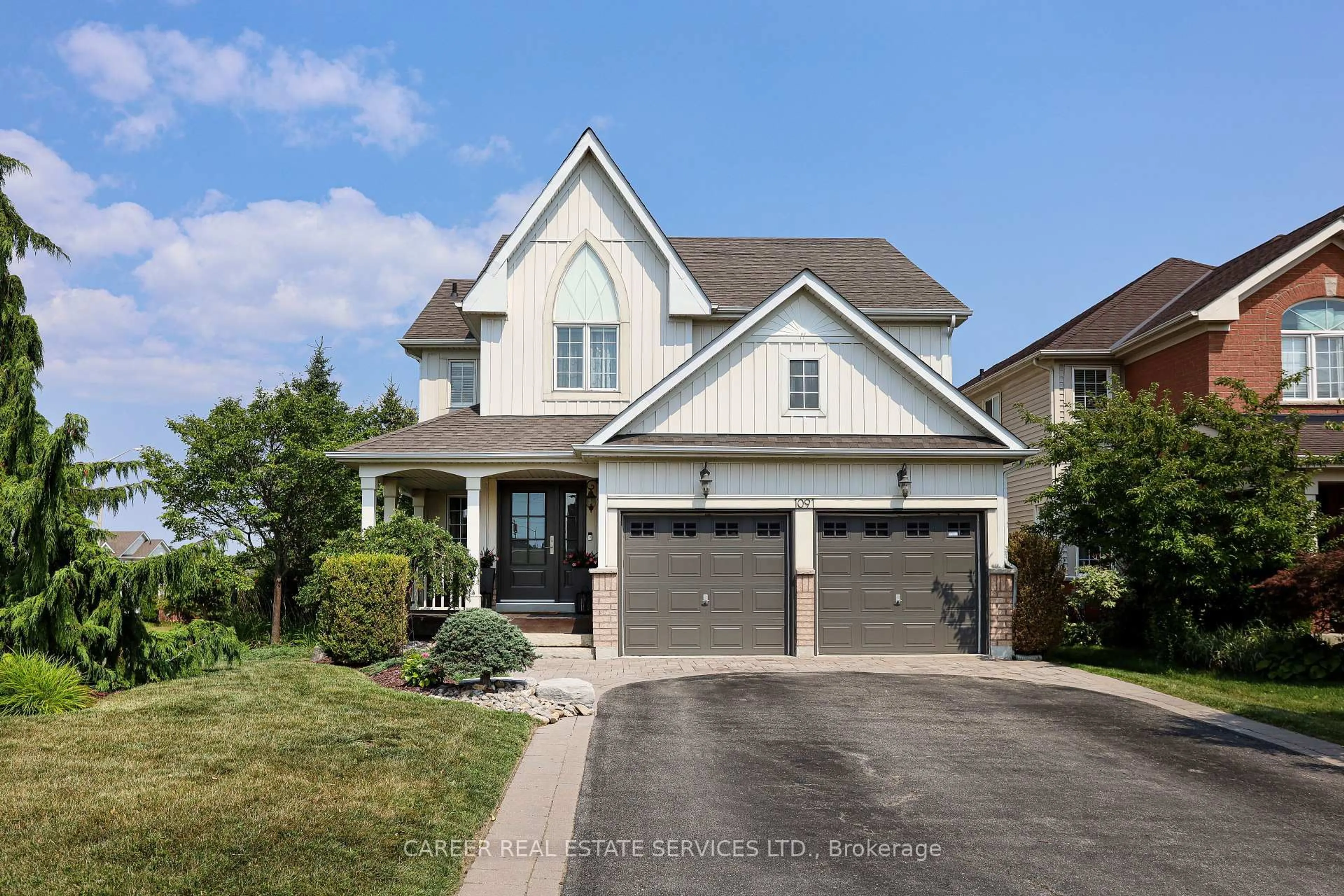 Home with brick exterior material, street for 1091 Trail Valley Dr, Oshawa Ontario L1K 2W2