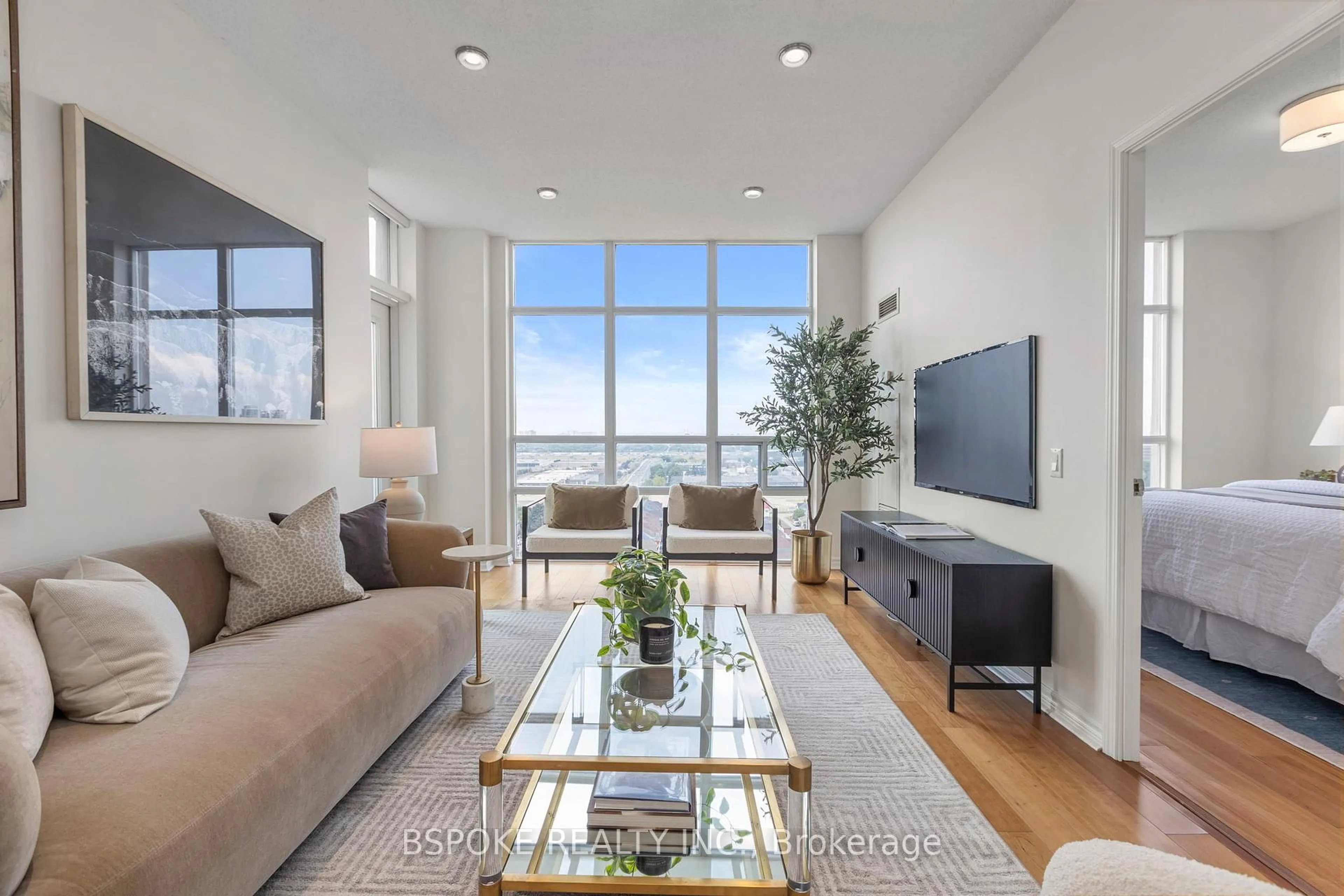 Living room with furniture, unknown for 18 Mondeo Dr #PH27, Toronto Ontario M1P 5C8