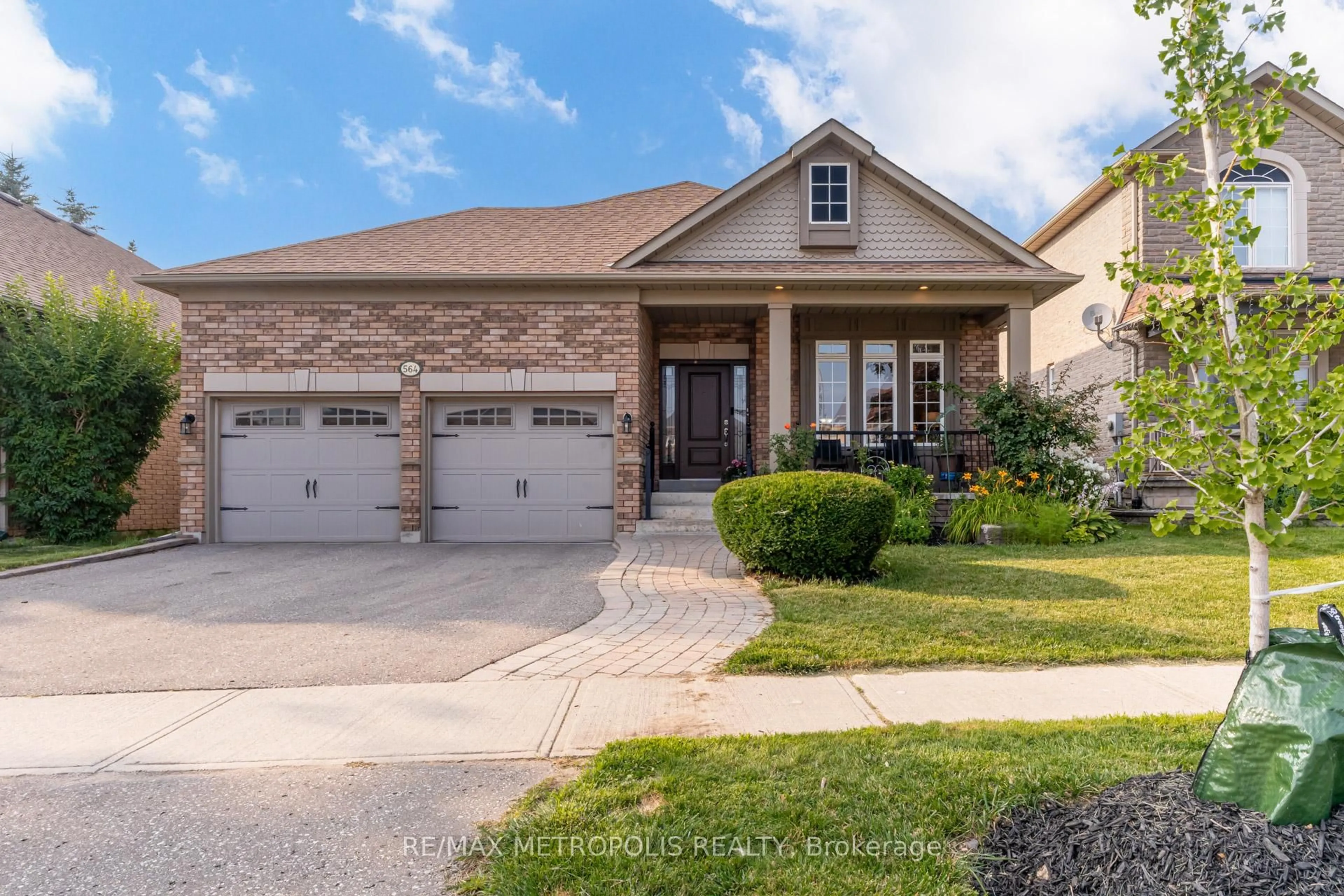 Home with brick exterior material, street for 564 Blackwood Blvd, Oshawa Ontario L1K 2N6