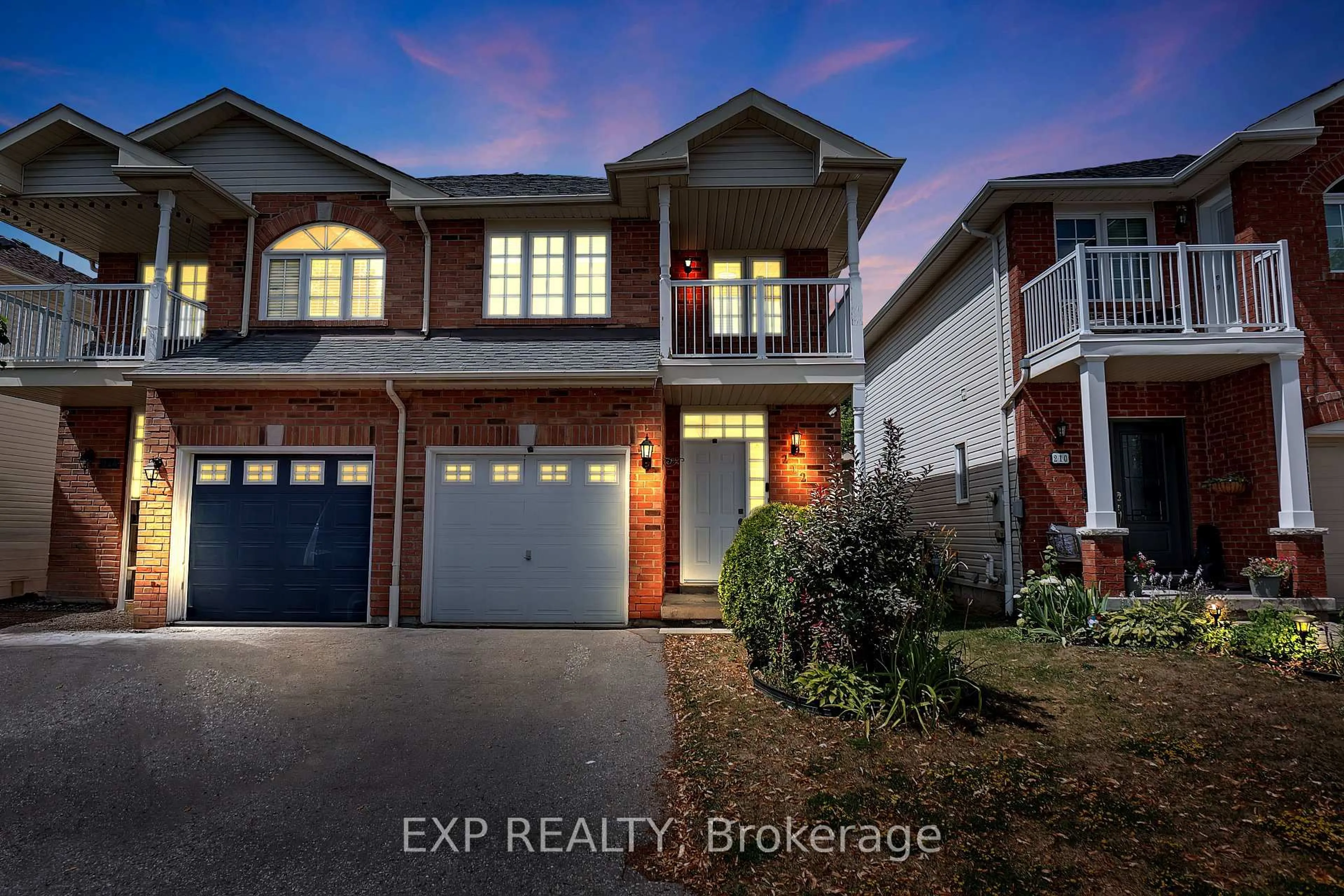 Home with brick exterior material, street for 212 Shadow Pl, Pickering Ontario L1V 7H6