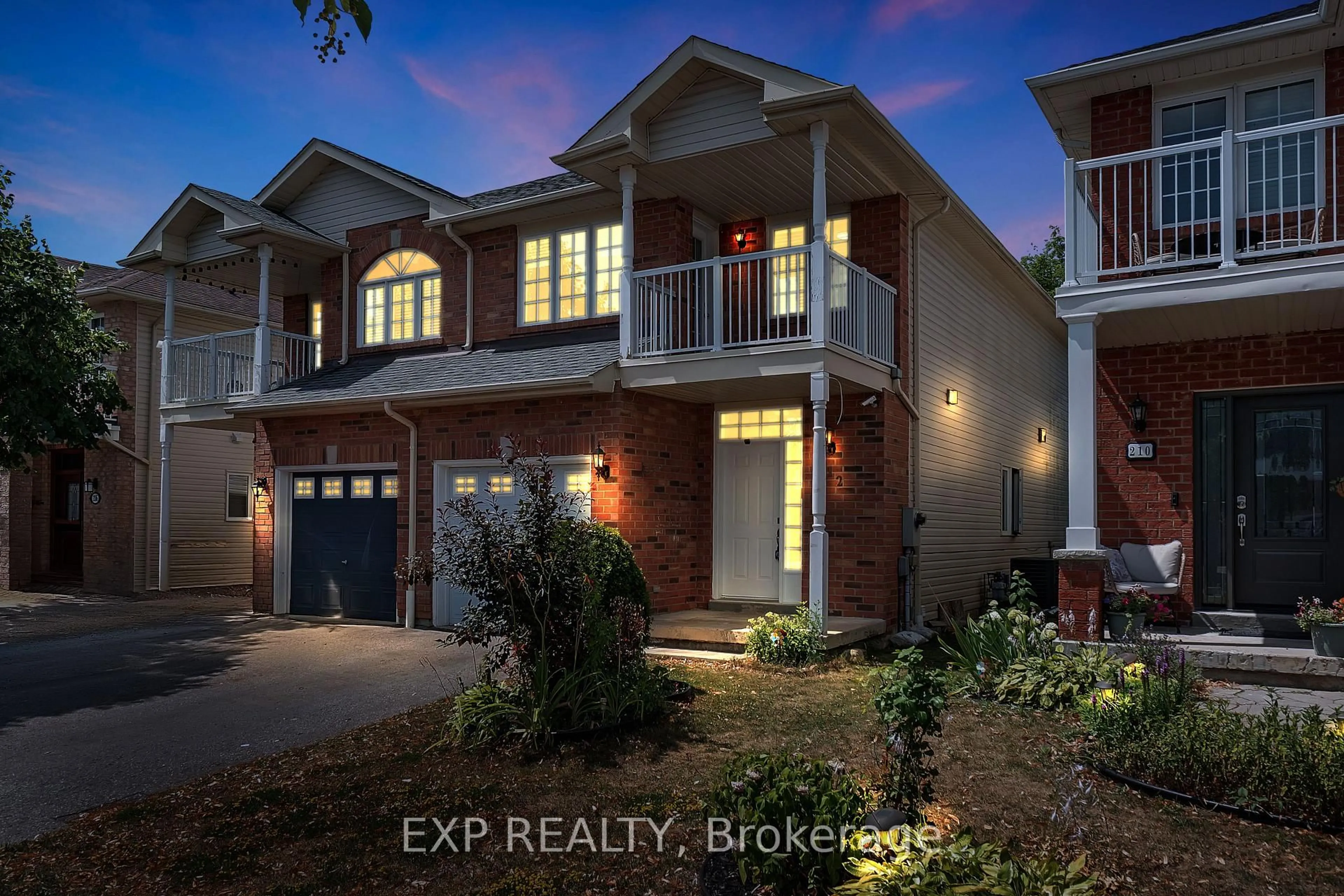 Home with brick exterior material, street for 212 Shadow Pl, Pickering Ontario L1V 7H6