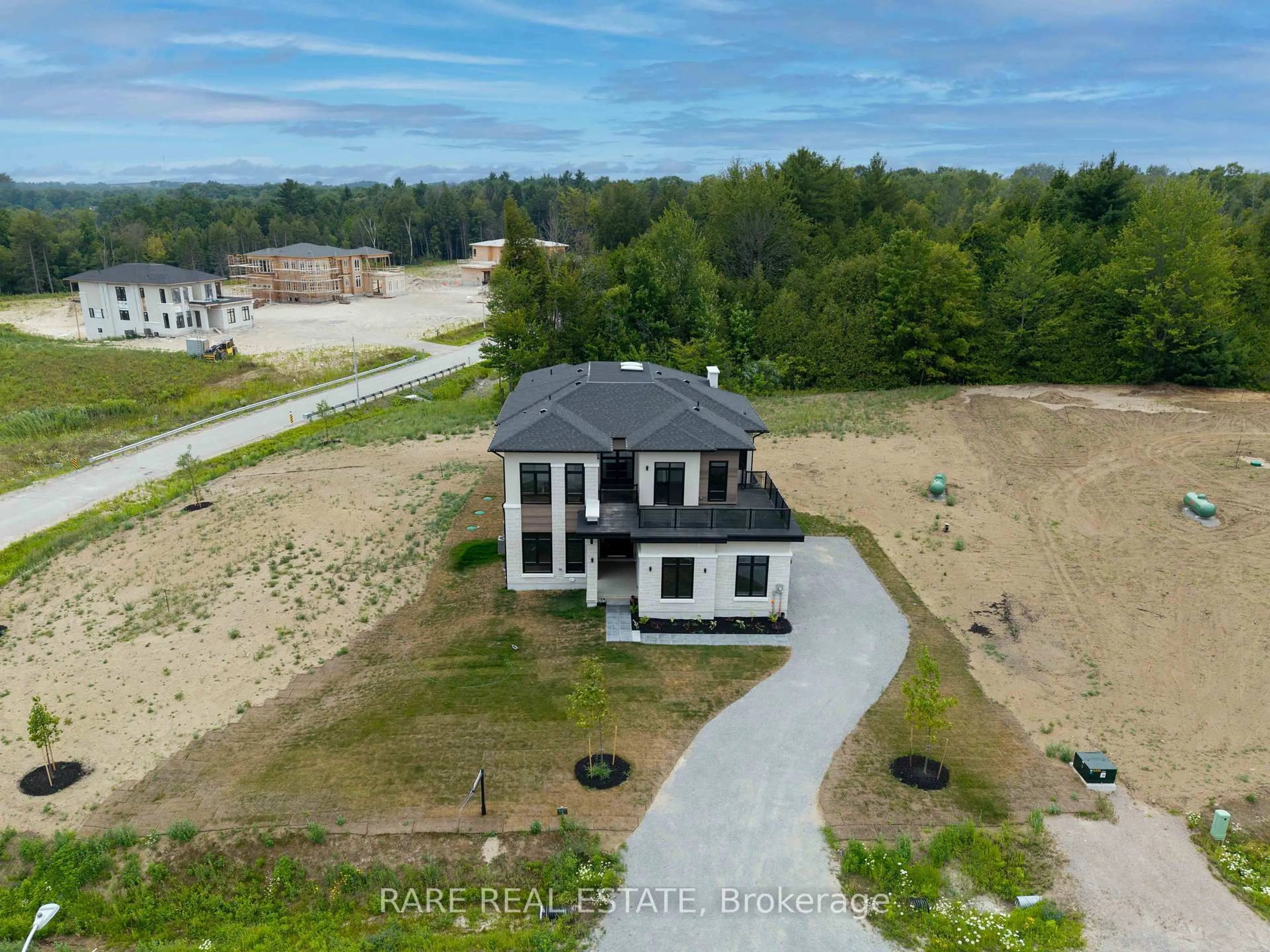 A pic from outside/outdoor area/front of a property/back of a property/a pic from drone, unknown for 2 Openshaw Pl, Clarington Ontario L0A 1J0