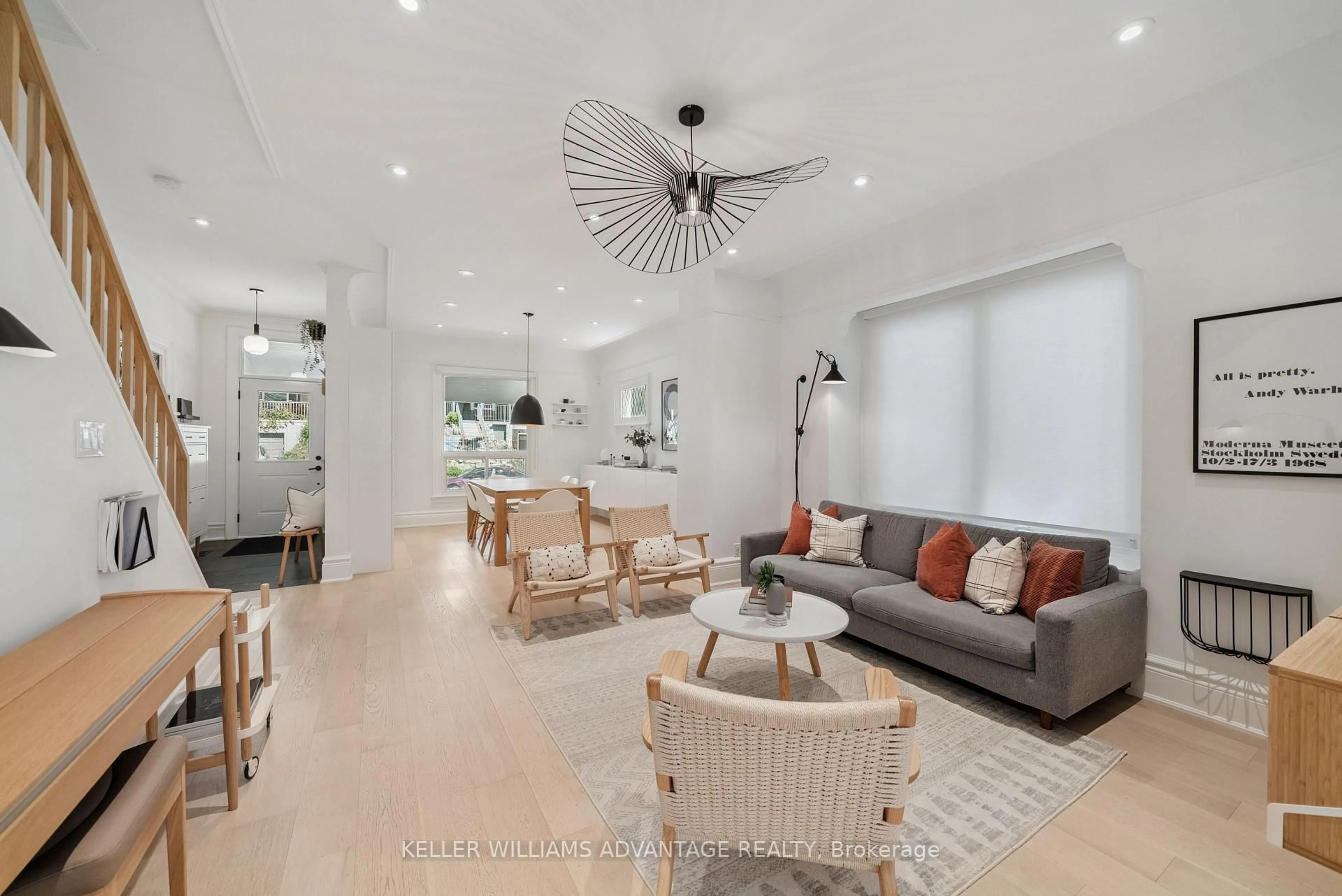 Living room with furniture, unknown for 84 Wheeler Ave, Toronto Ontario M4L 3V2