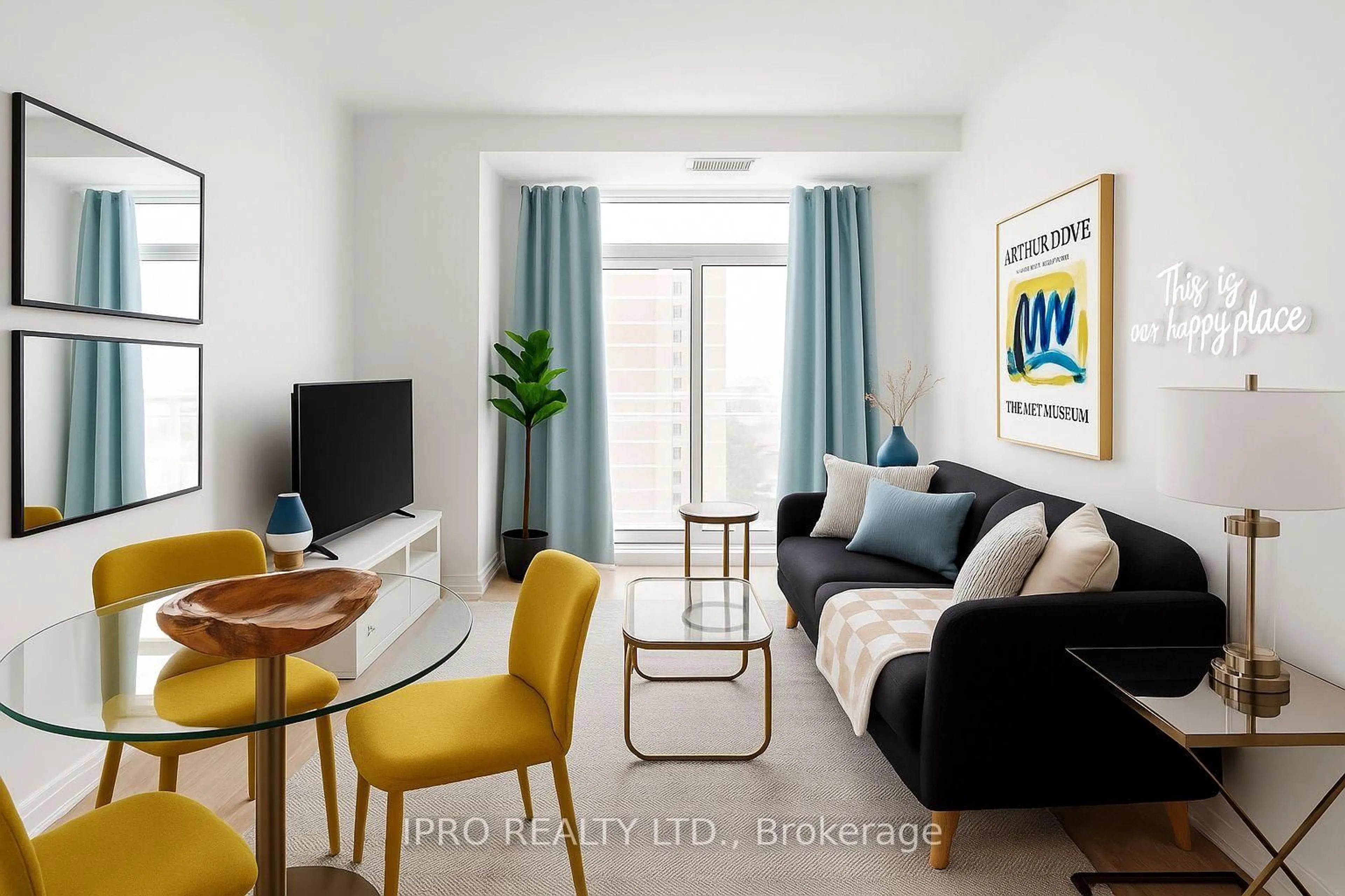 Living room with furniture, unknown for 286 Main St #807, Toronto Ontario M4C 0B3