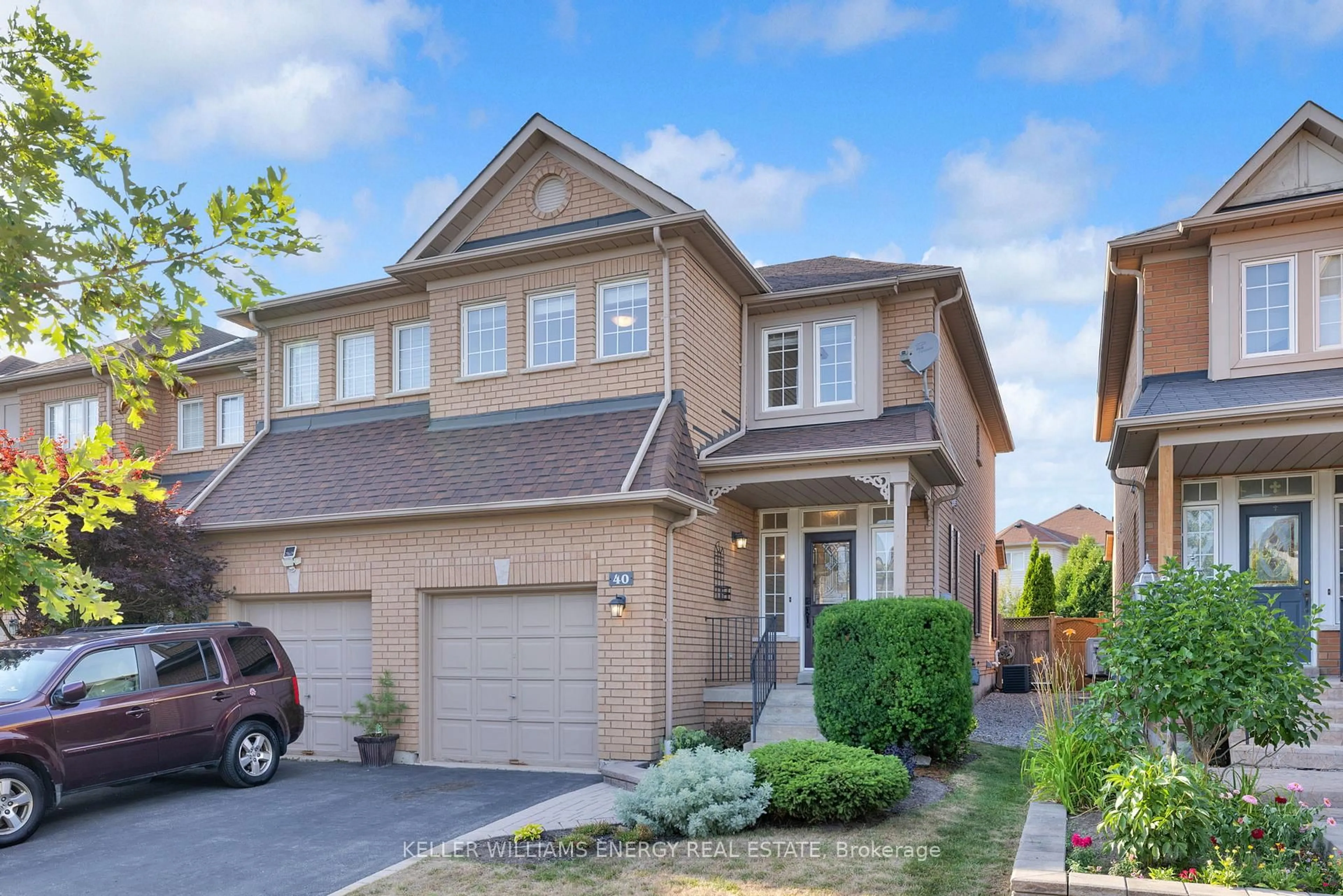 Home with brick exterior material, street for 40 Blacksmith Lane, Whitby Ontario L1P 1N1