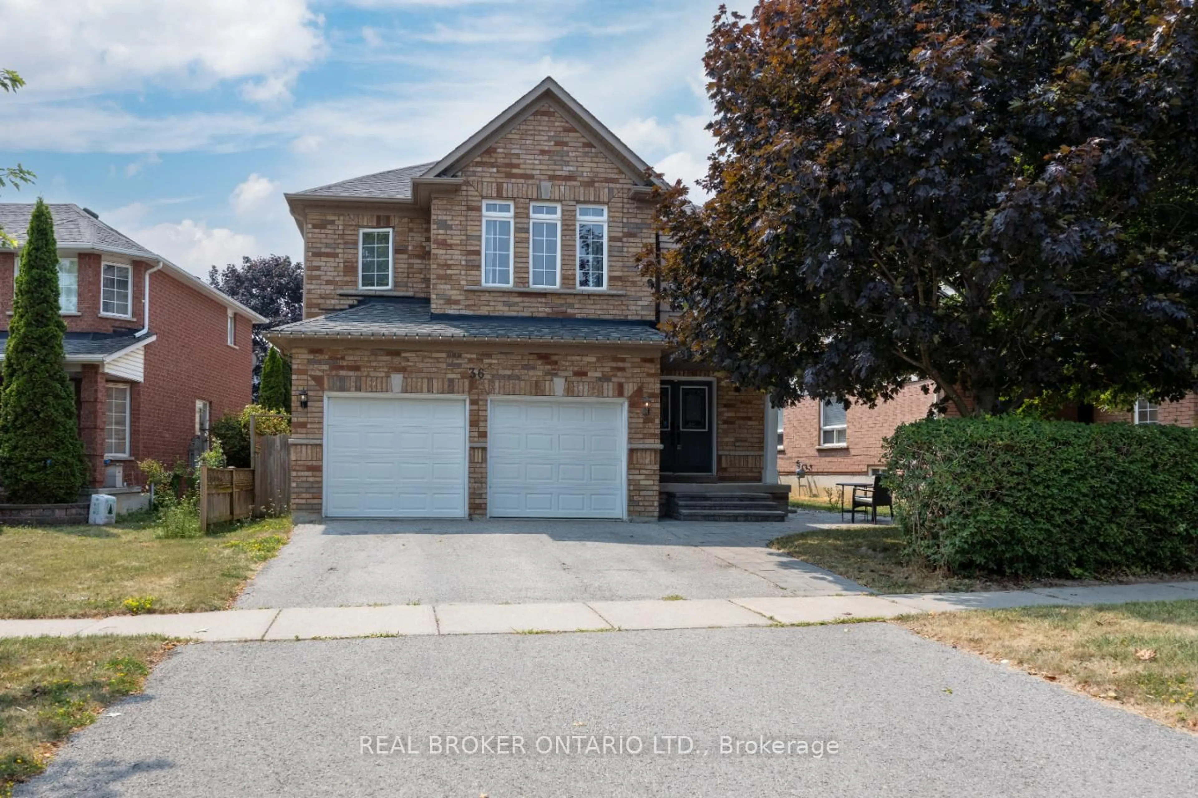 Home with brick exterior material, street for 36 West Side Dr, Clarington Ontario L1C 4Y8