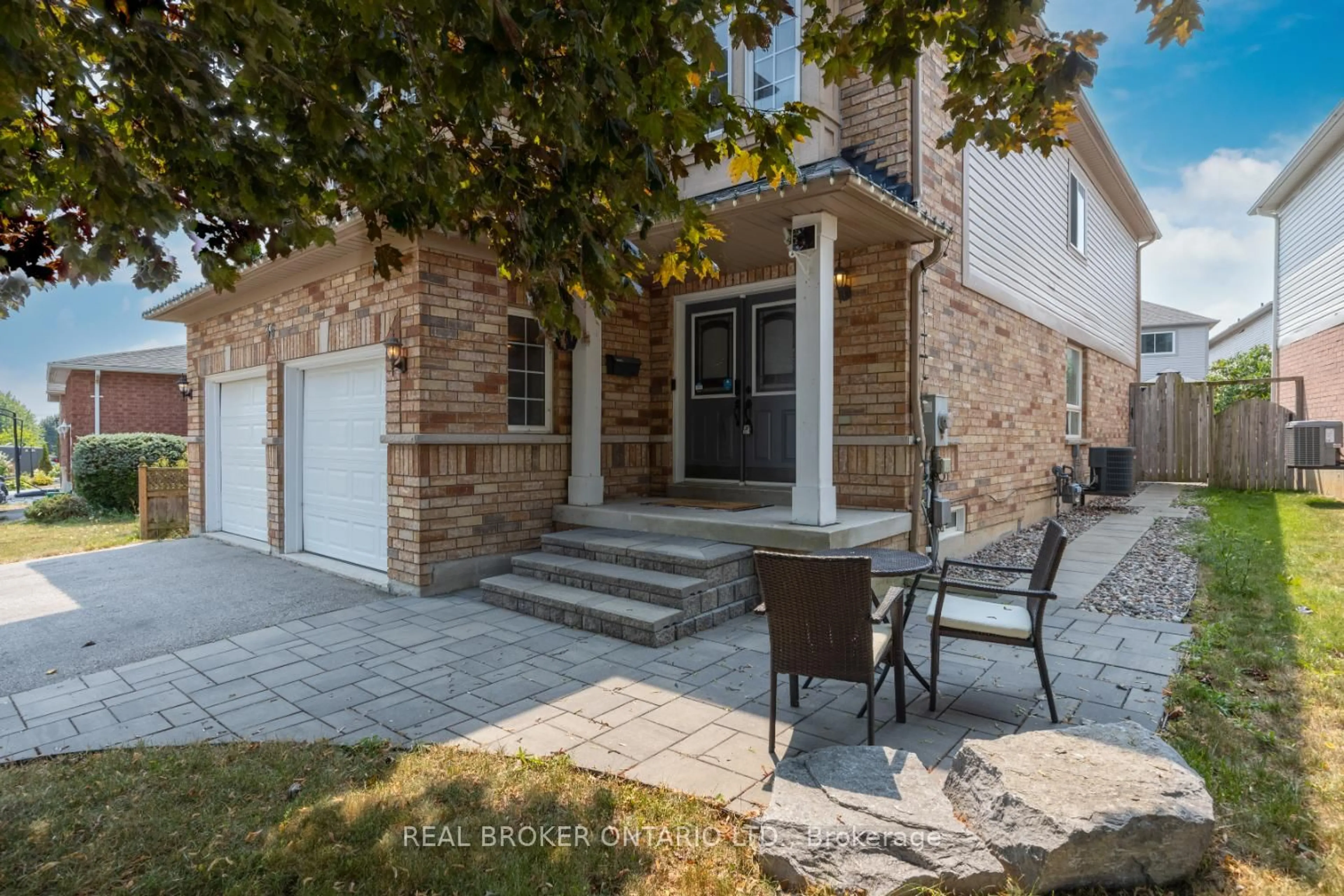 Home with brick exterior material, street for 36 West Side Dr, Clarington Ontario L1C 4Y8