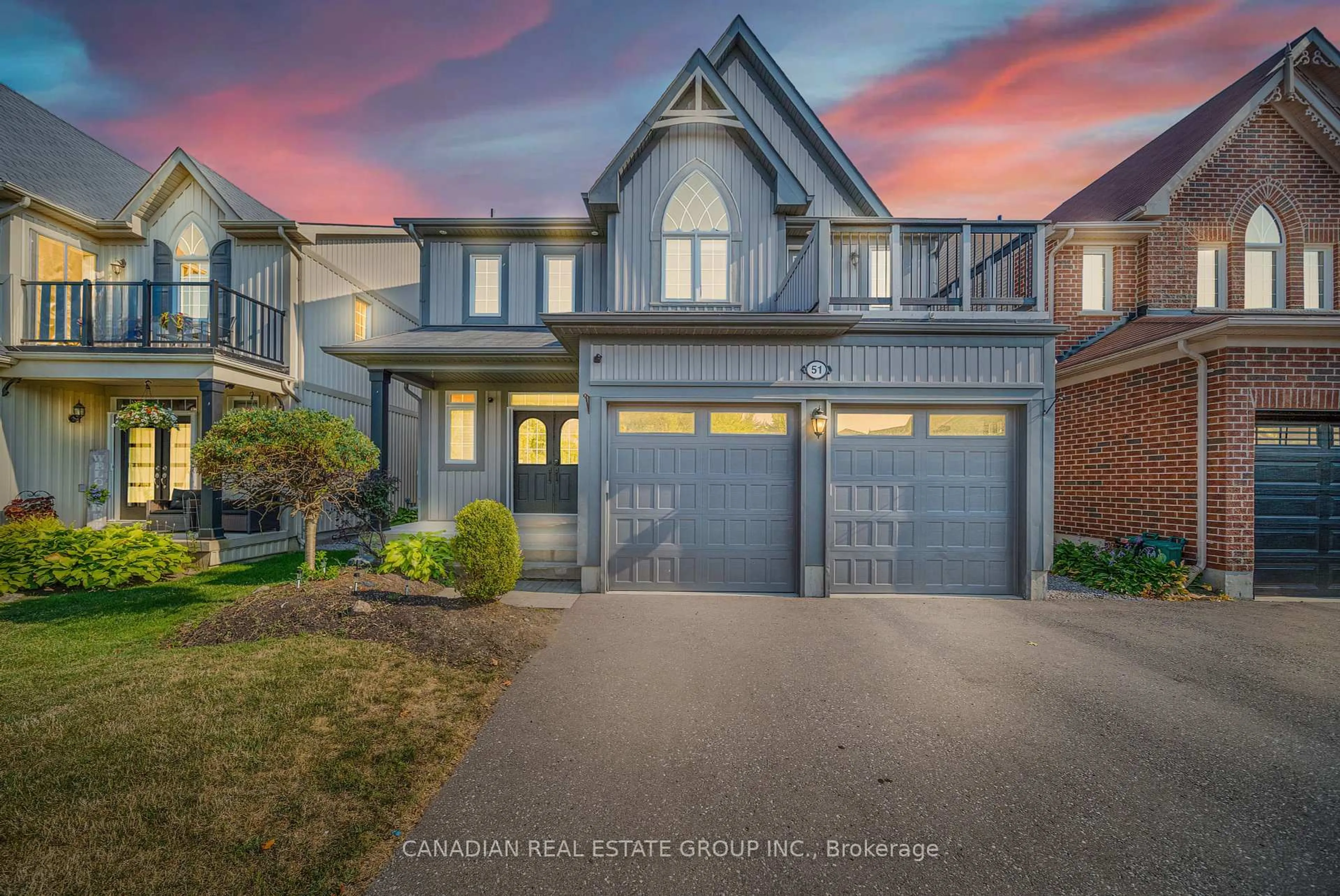 Home with brick exterior material, street for 51 Courtney St, Clarington Ontario L1C 0B9
