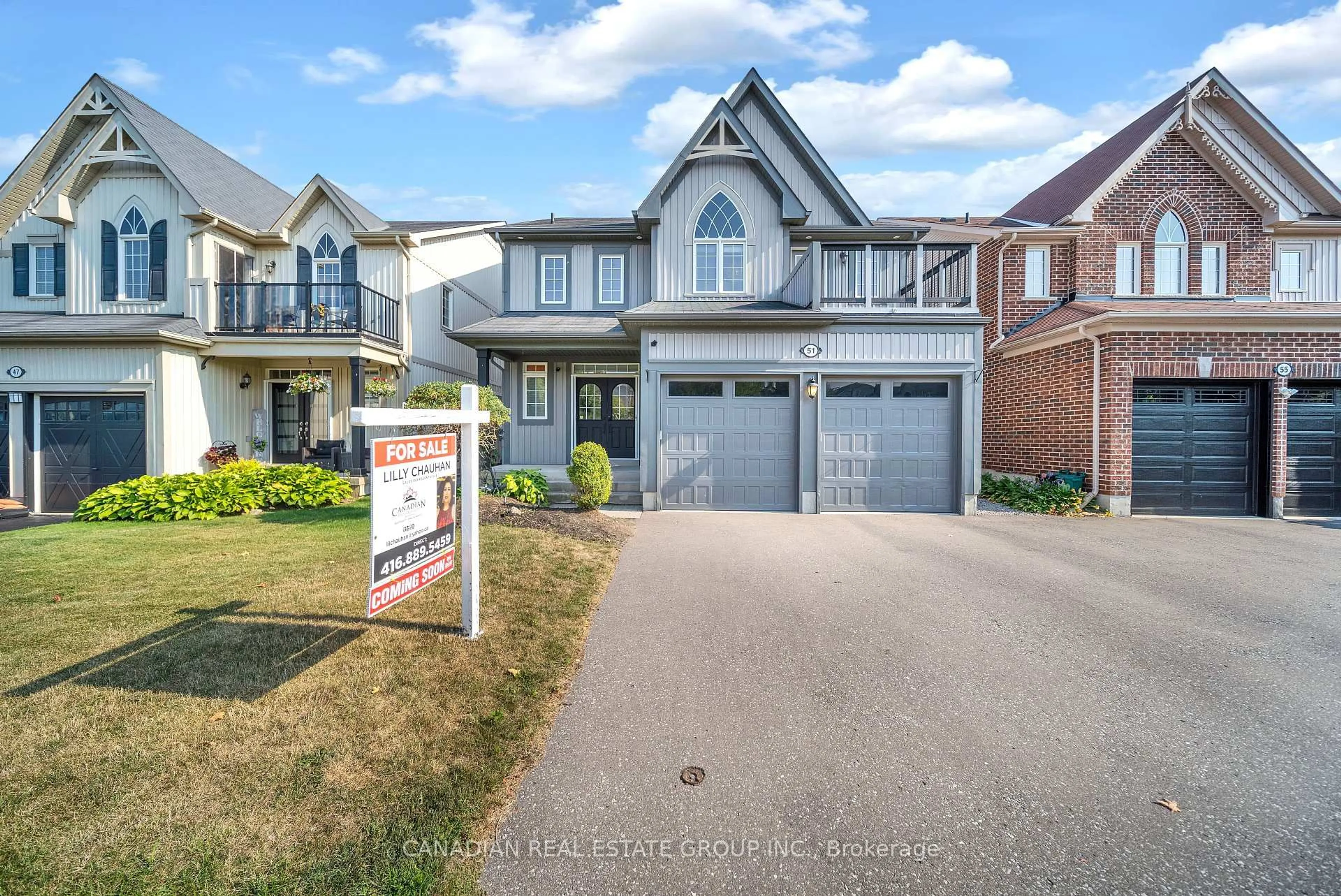 Home with brick exterior material, street for 51 Courtney St, Clarington Ontario L1C 0B9