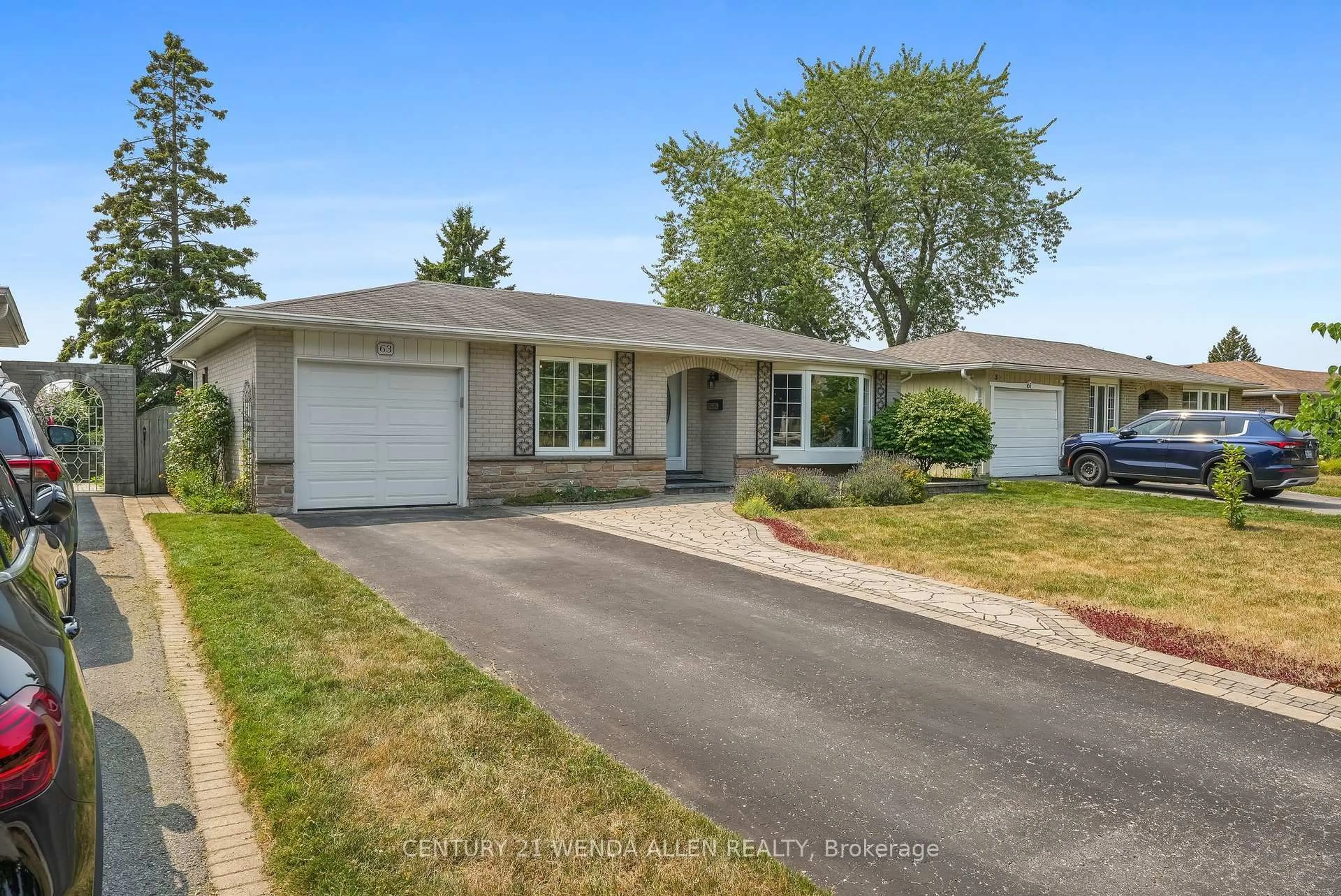 Home with vinyl exterior material, street for 63 HARLAND Cres, Ajax Ontario L1S 1K2