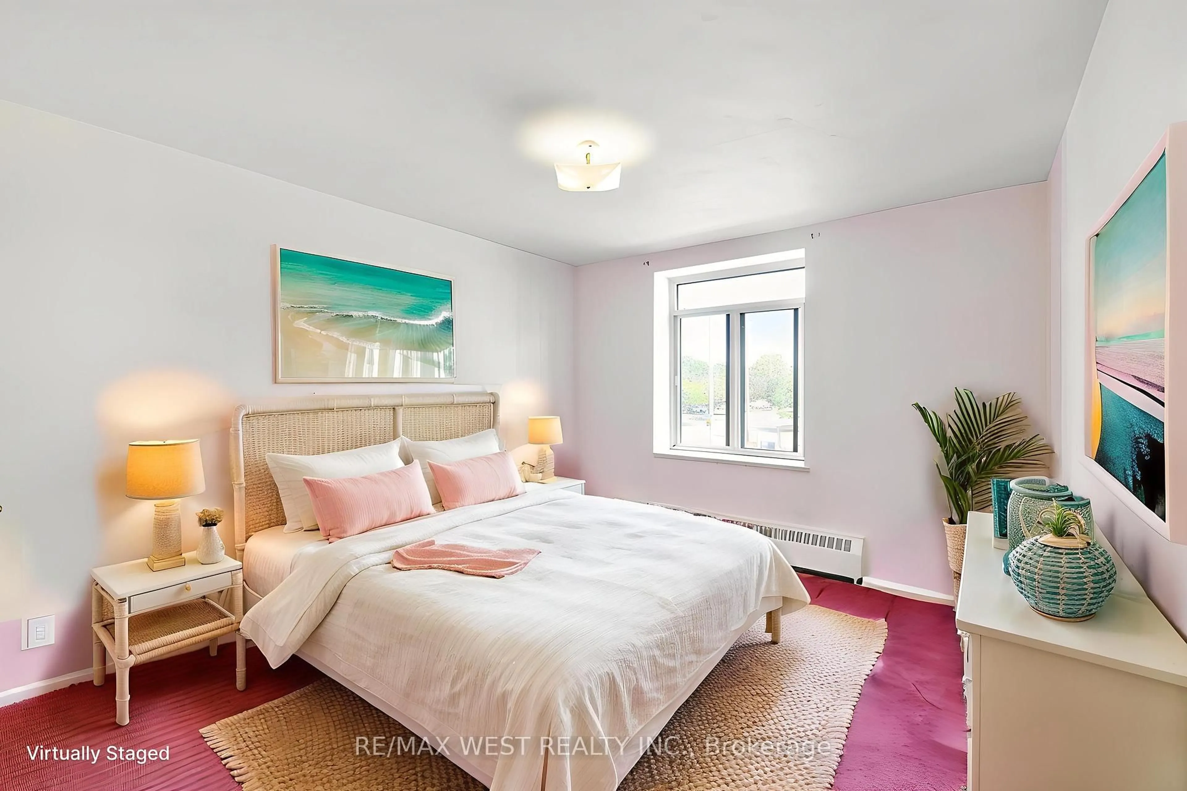 Bedroom with bed, unknown for 825 Kennedy Rd #303, Toronto Ontario M1K 2E6
