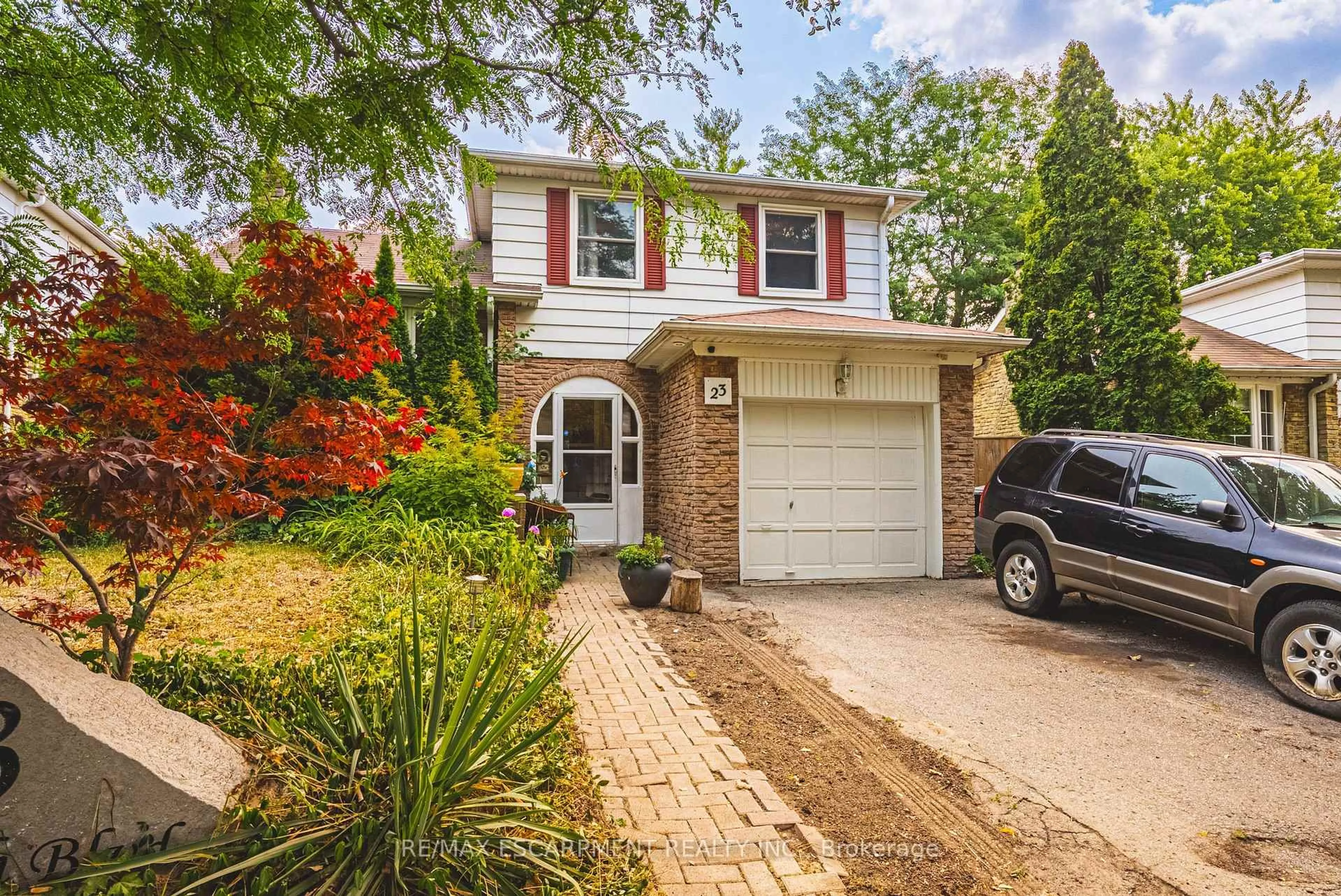 Home with brick exterior material, street for 23 KENHATCH Blvd, Toronto Ontario M1S 3X9