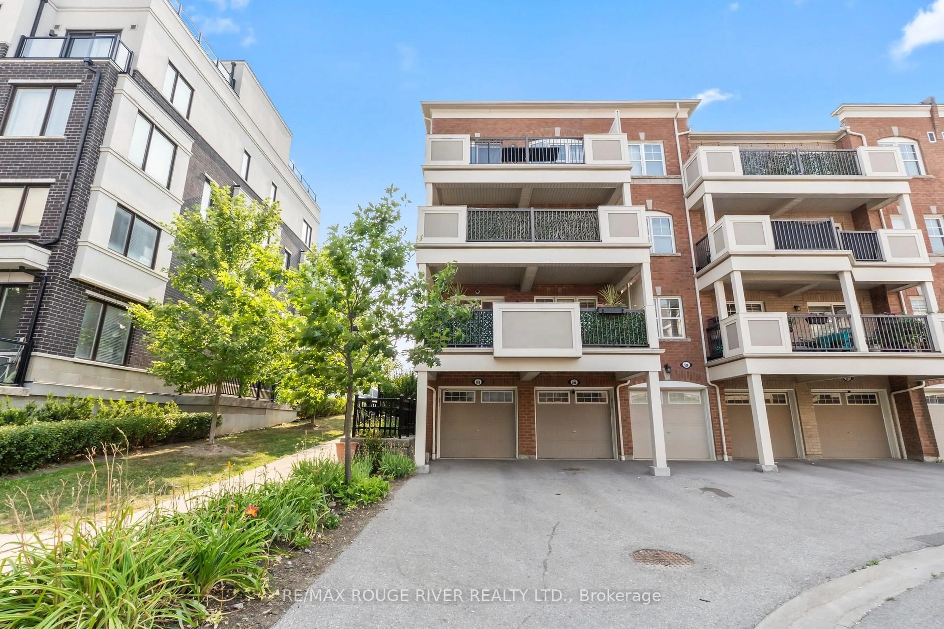 A pic from outside/outdoor area/front of a property/back of a property/a pic from drone, street for 1725 Pure Springs Blvd #108, Pickering Ontario L1X 0C4