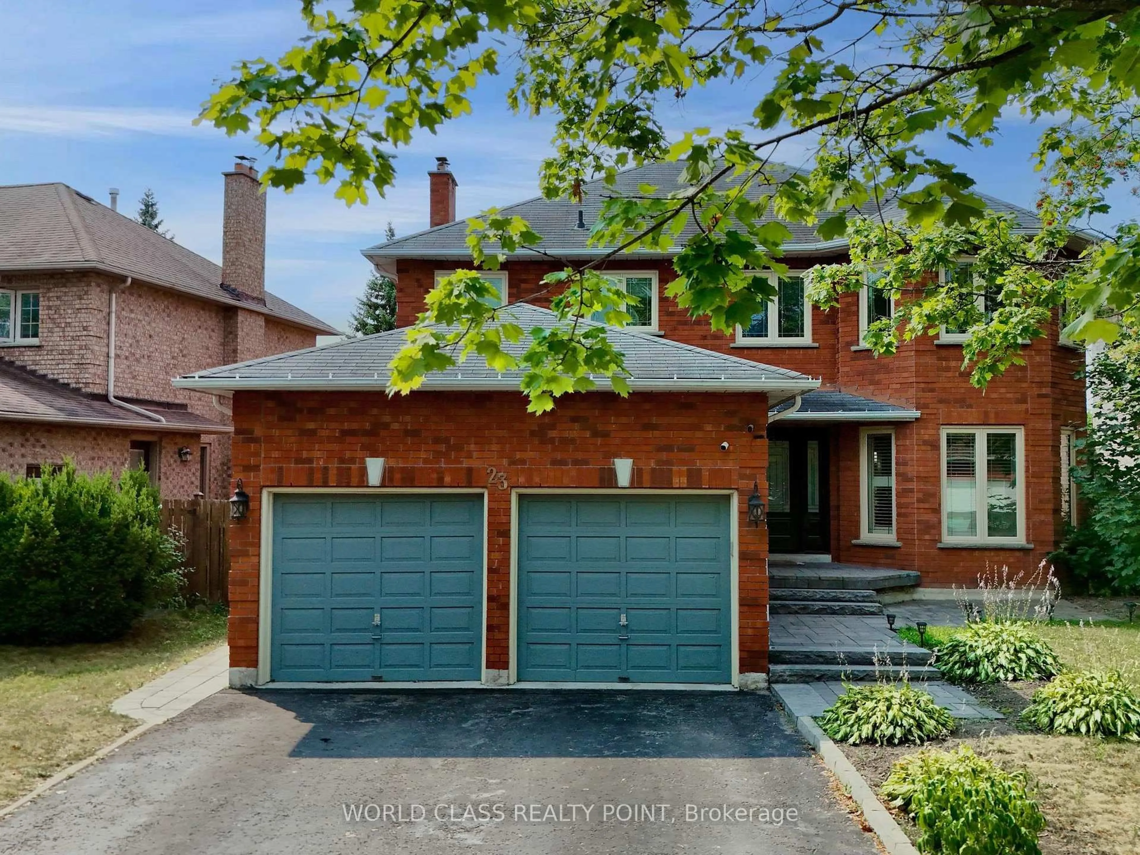 Home with brick exterior material, street for 23 Kilbride Dr, Whitby Ontario L1R 2B3