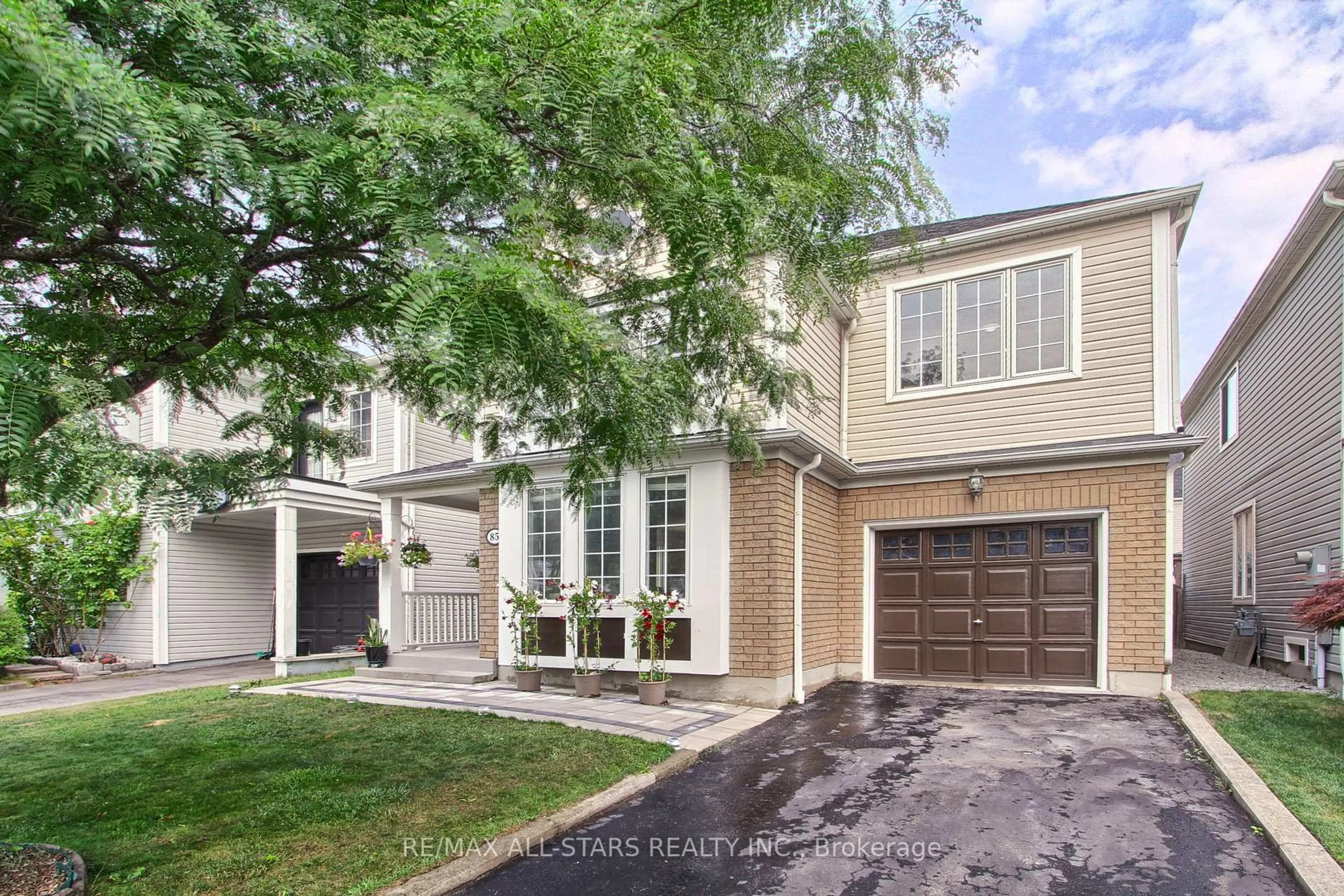 Home with brick exterior material, street for 85 Handley Cres, Ajax Ontario L1Z 1M3