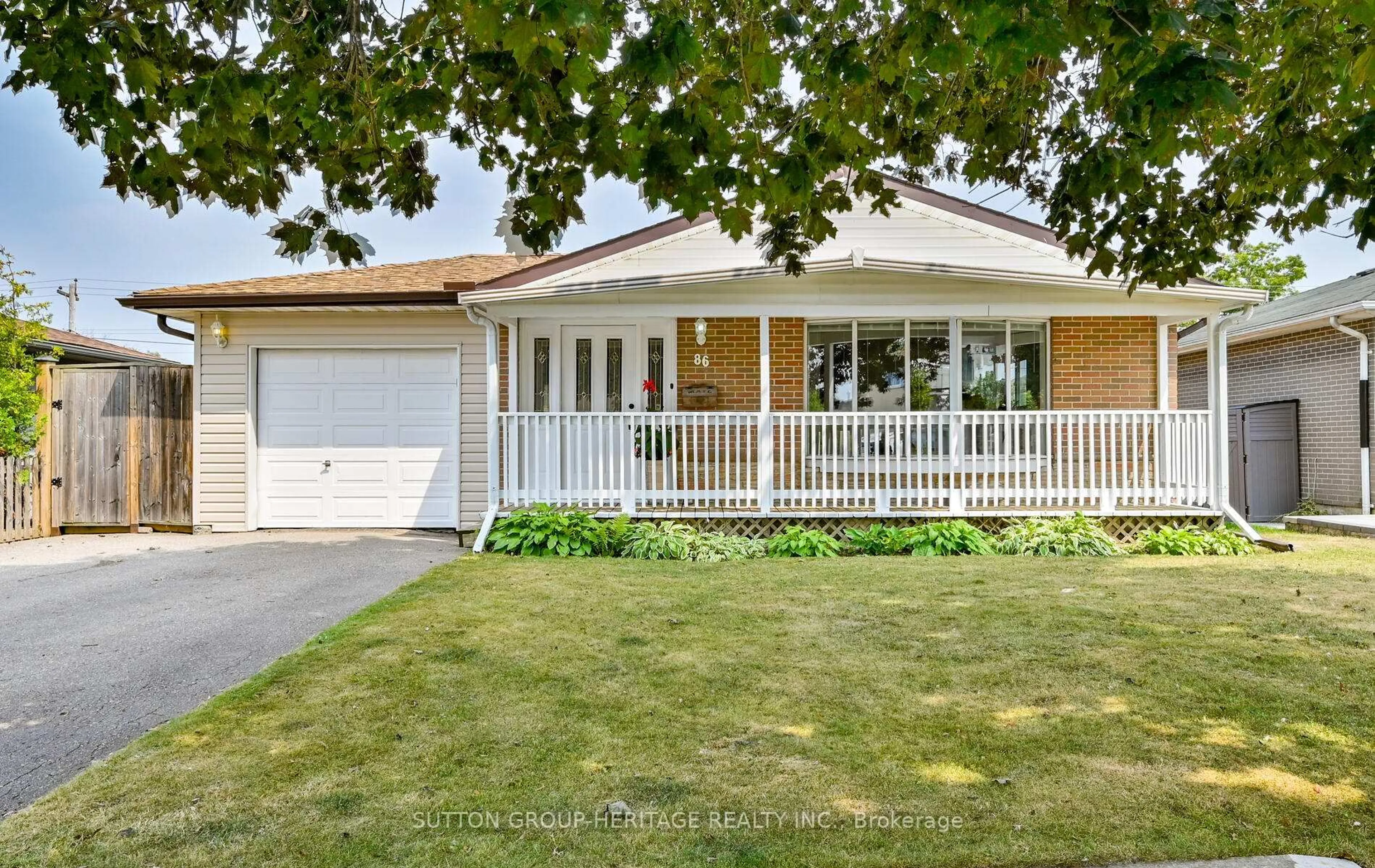 Home with vinyl exterior material, street for 86 Gregory Rd, Ajax Ontario L1S 3B4