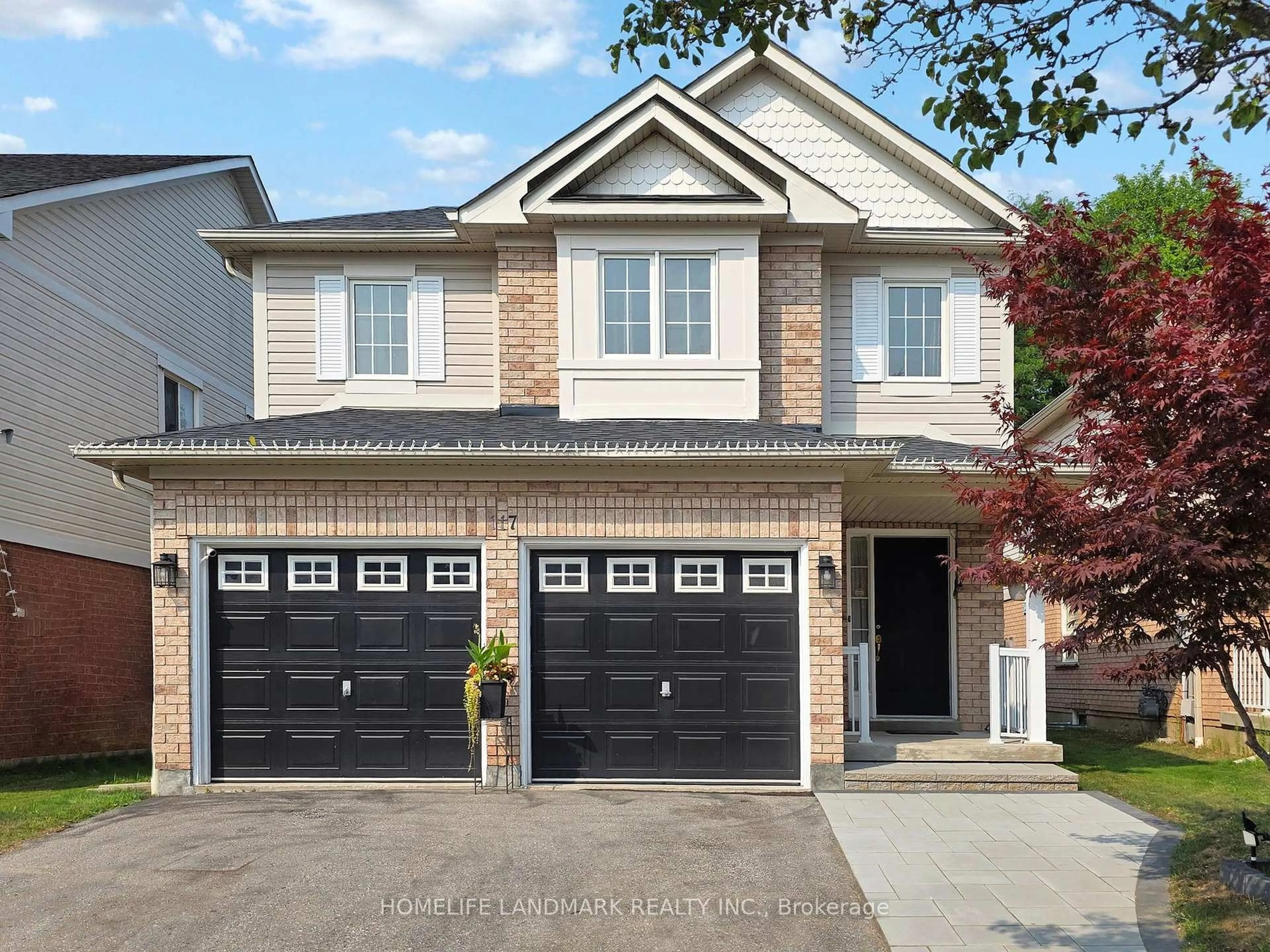 Home with brick exterior material, street for 117 Toscana Dr, Whitby Ontario L1R 3A1