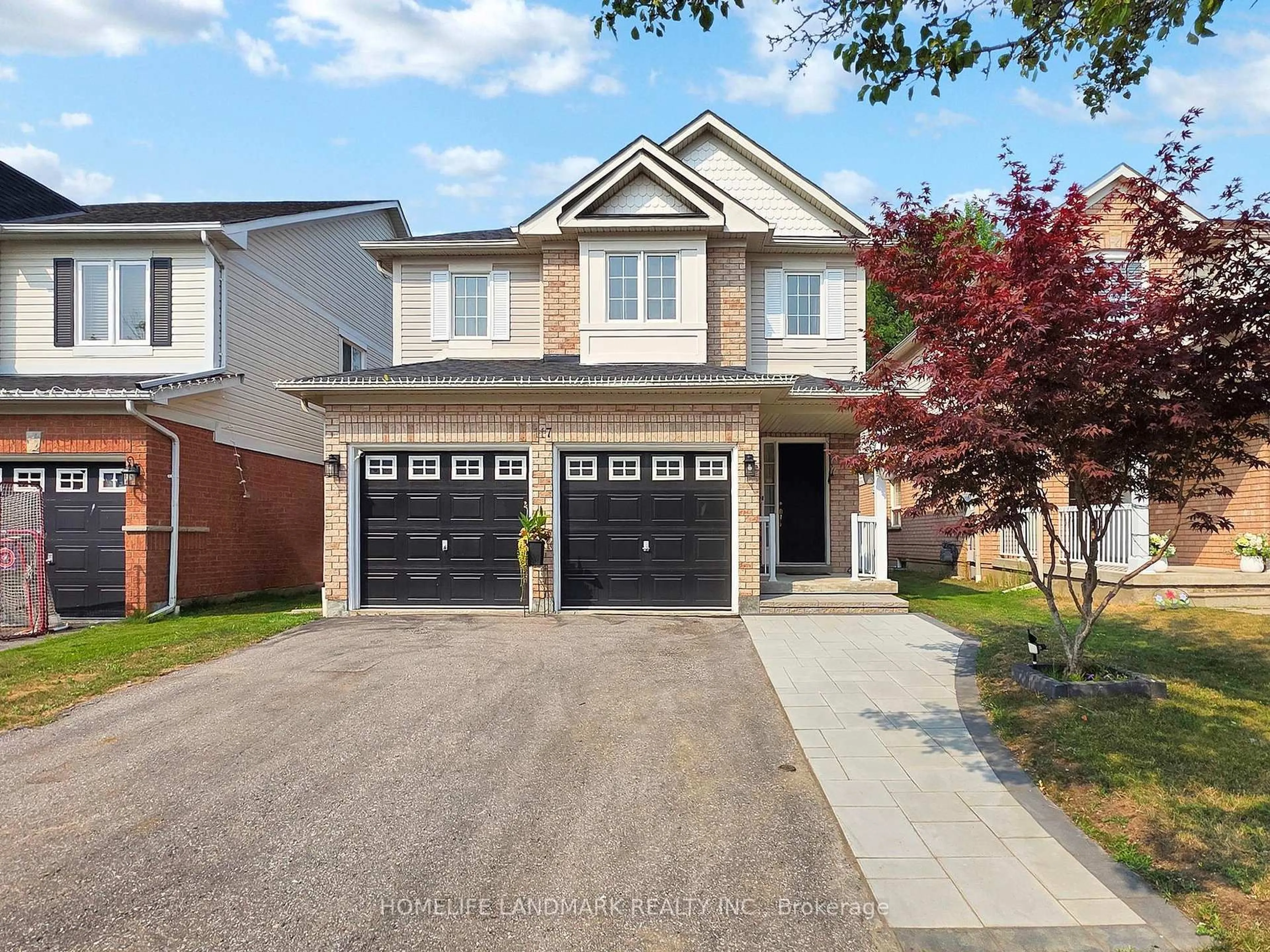 Home with brick exterior material, street for 117 Toscana Dr, Whitby Ontario L1R 3A1
