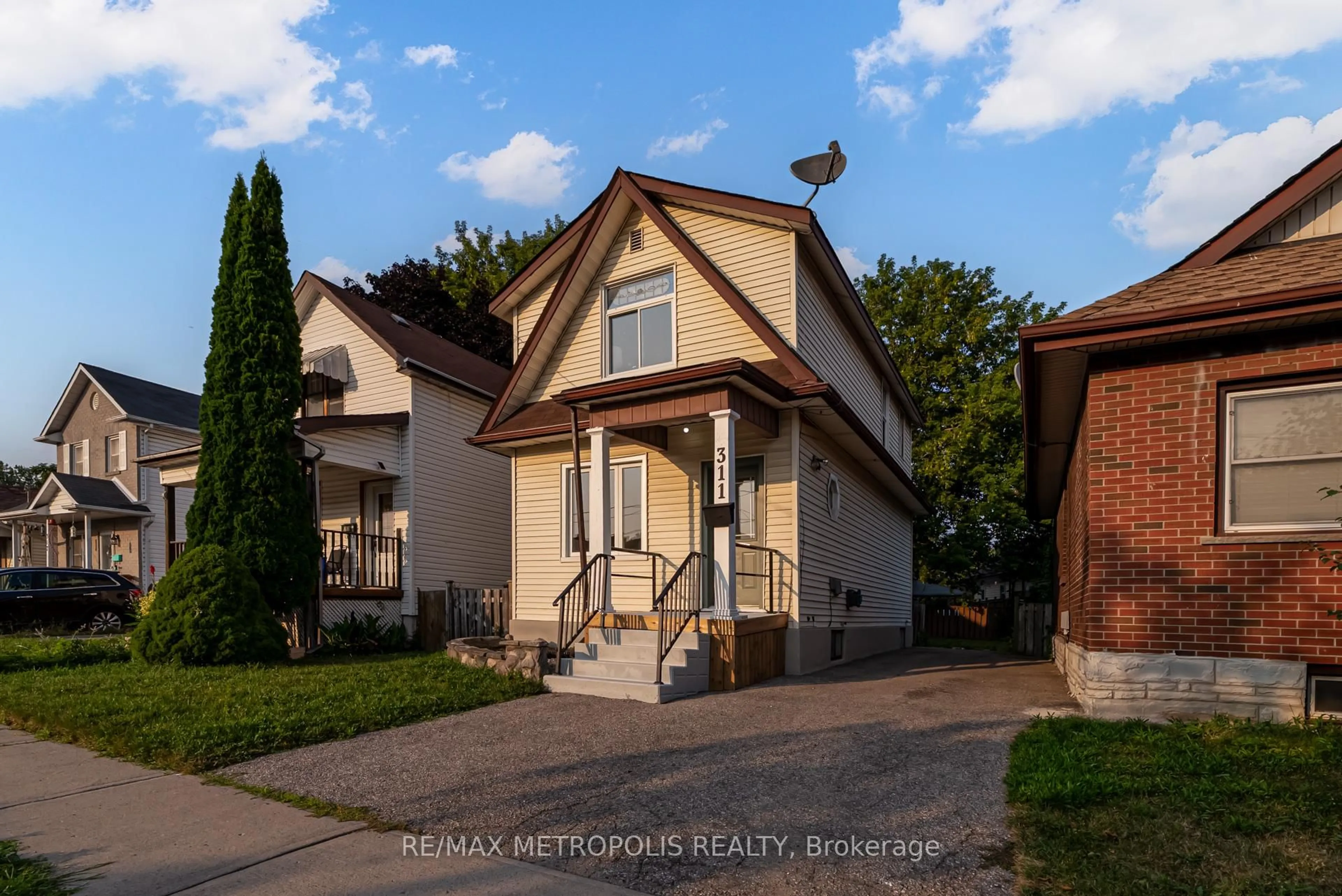 Home with brick exterior material, street for 311 French St, Oshawa Ontario L1G 5N4