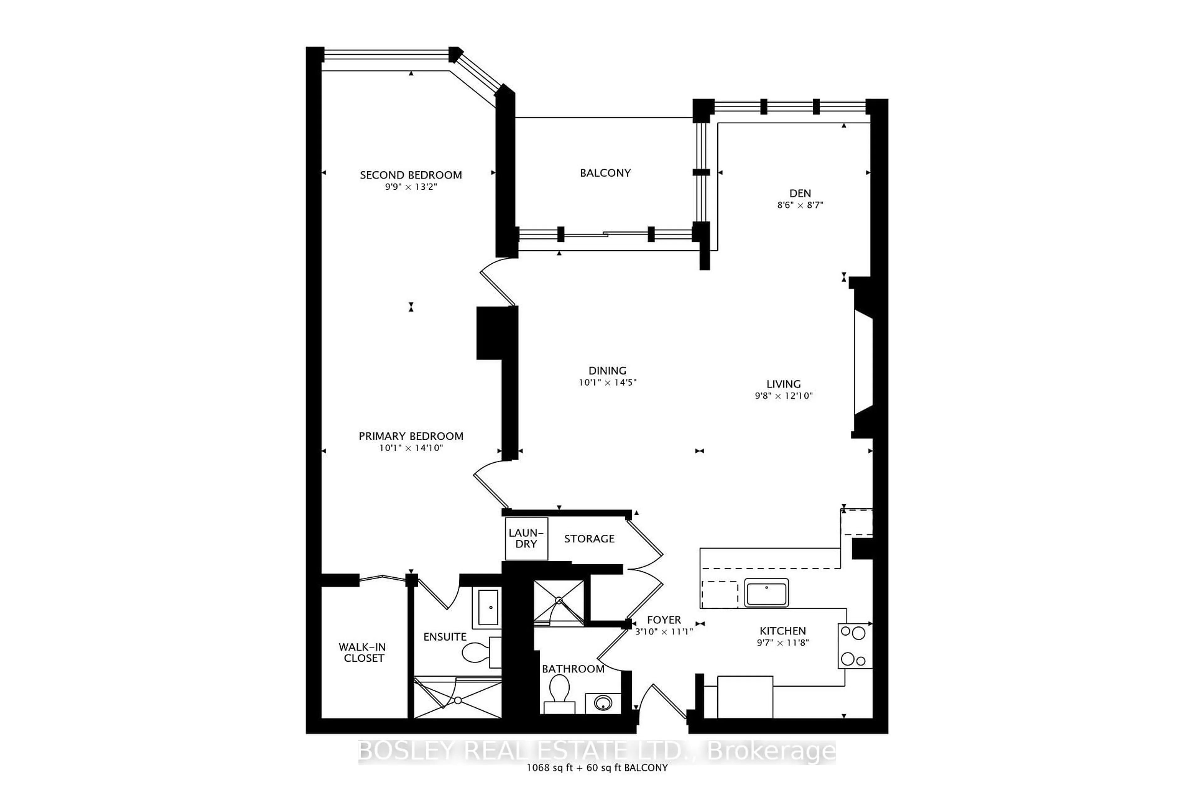 Floor plan for 1880 Valley Farm Rd #926, Pickering Ontario L1V 6B3