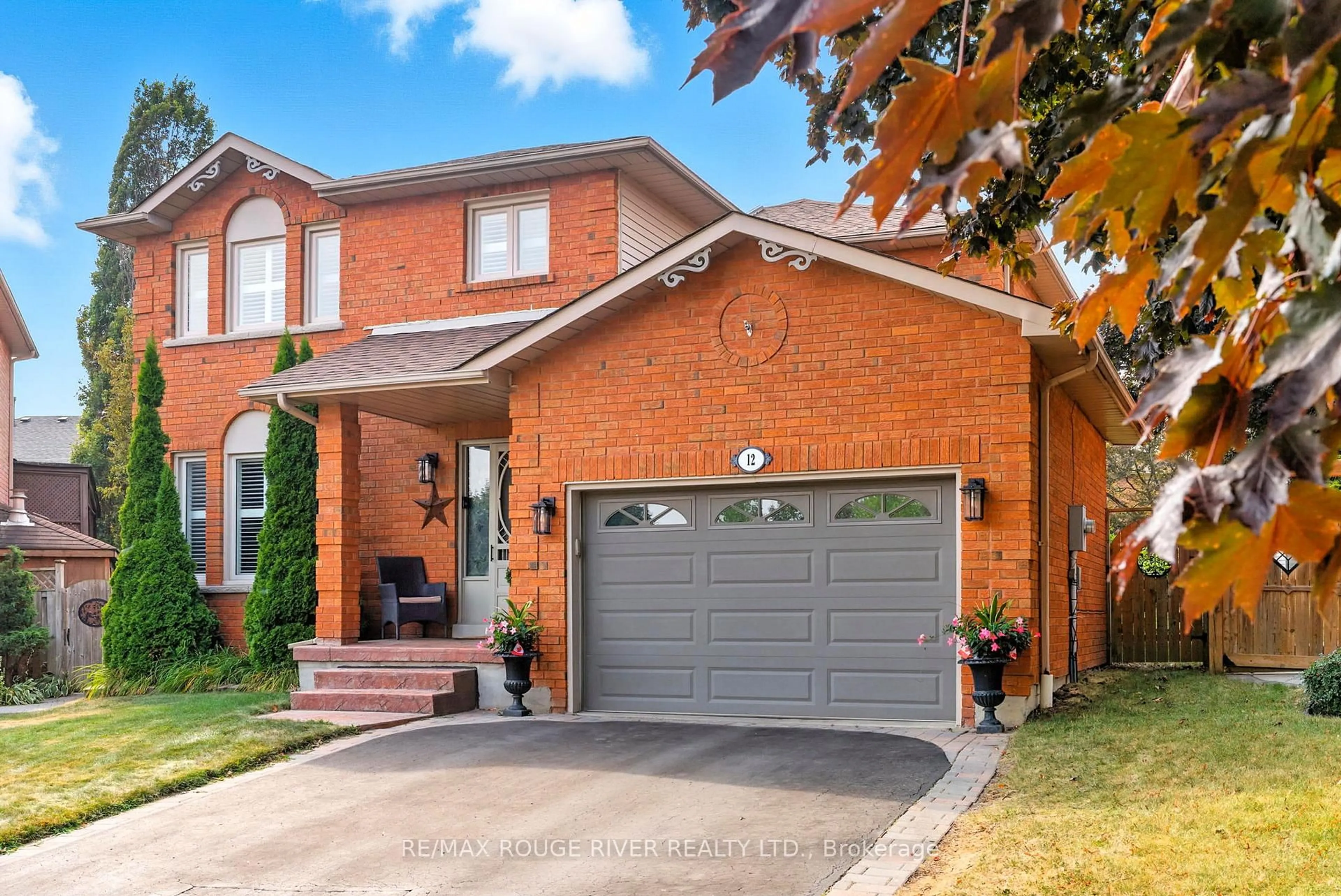 Home with brick exterior material, street for 12 Limestone Cres, Whitby Ontario L1N 8N8