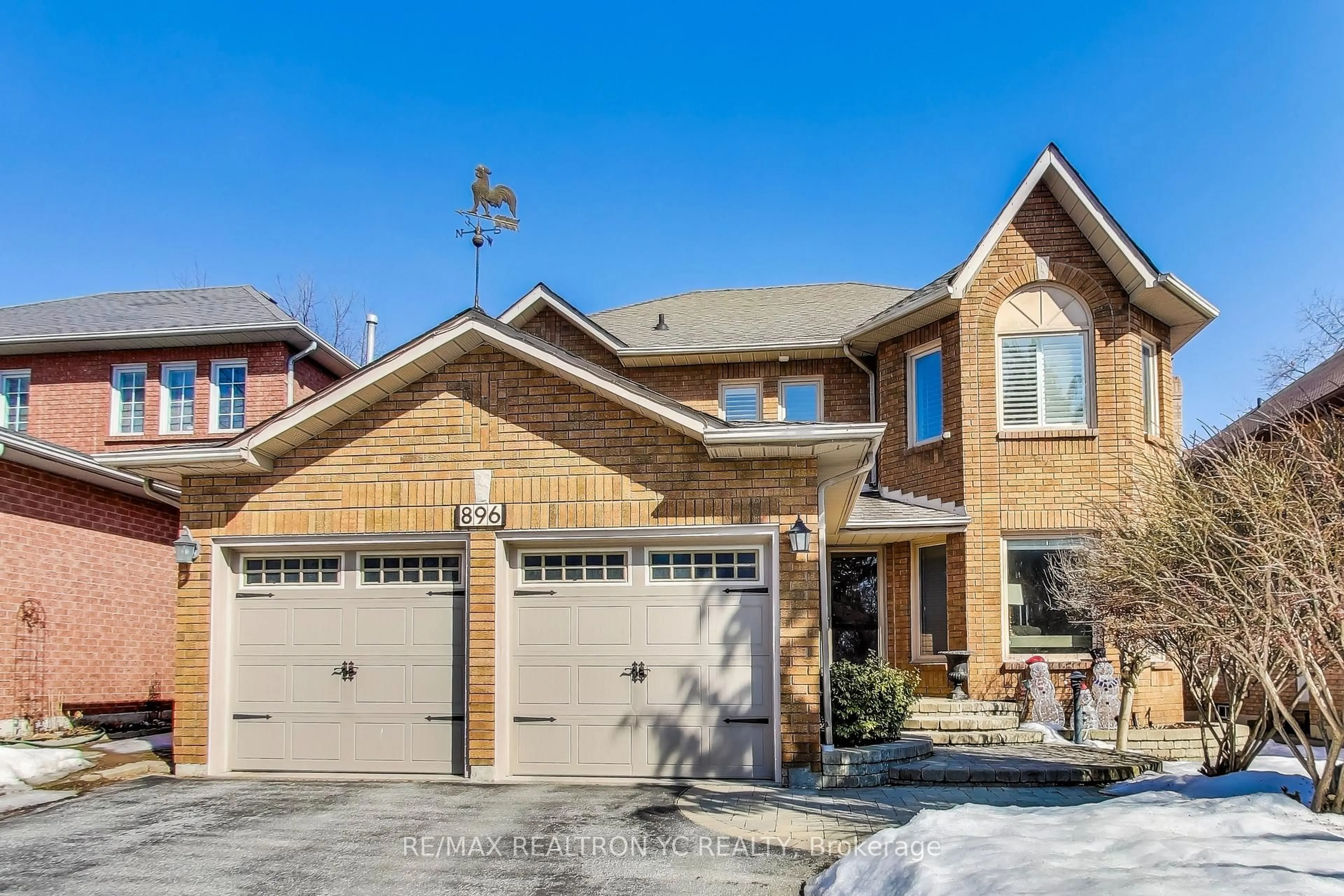Home with brick exterior material, street for 896 Darwin Dr, Pickering Ontario L1X 2P8