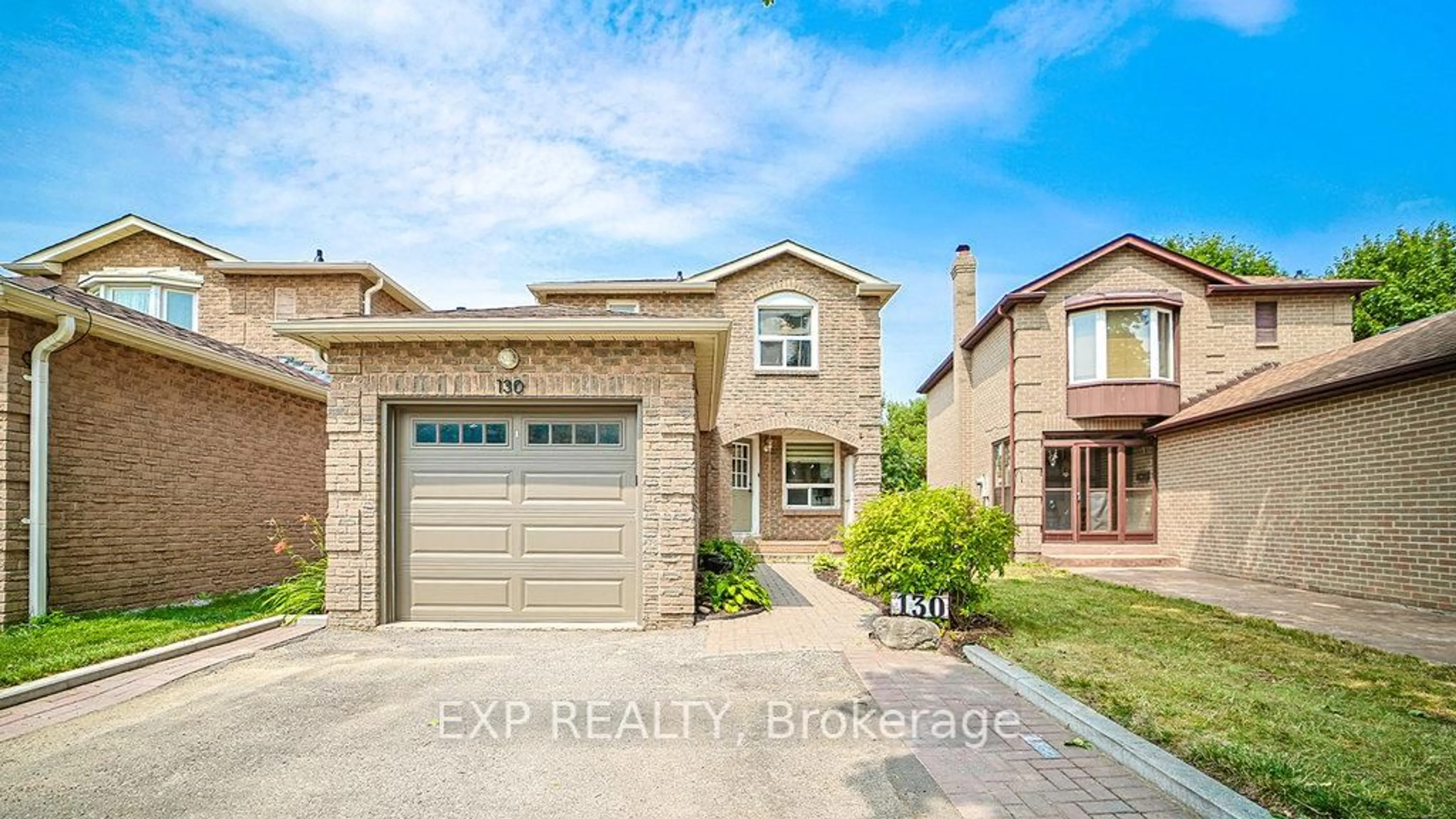 Home with brick exterior material, street for 130 Chatfield Dr, Ajax Ontario L1T 2J3