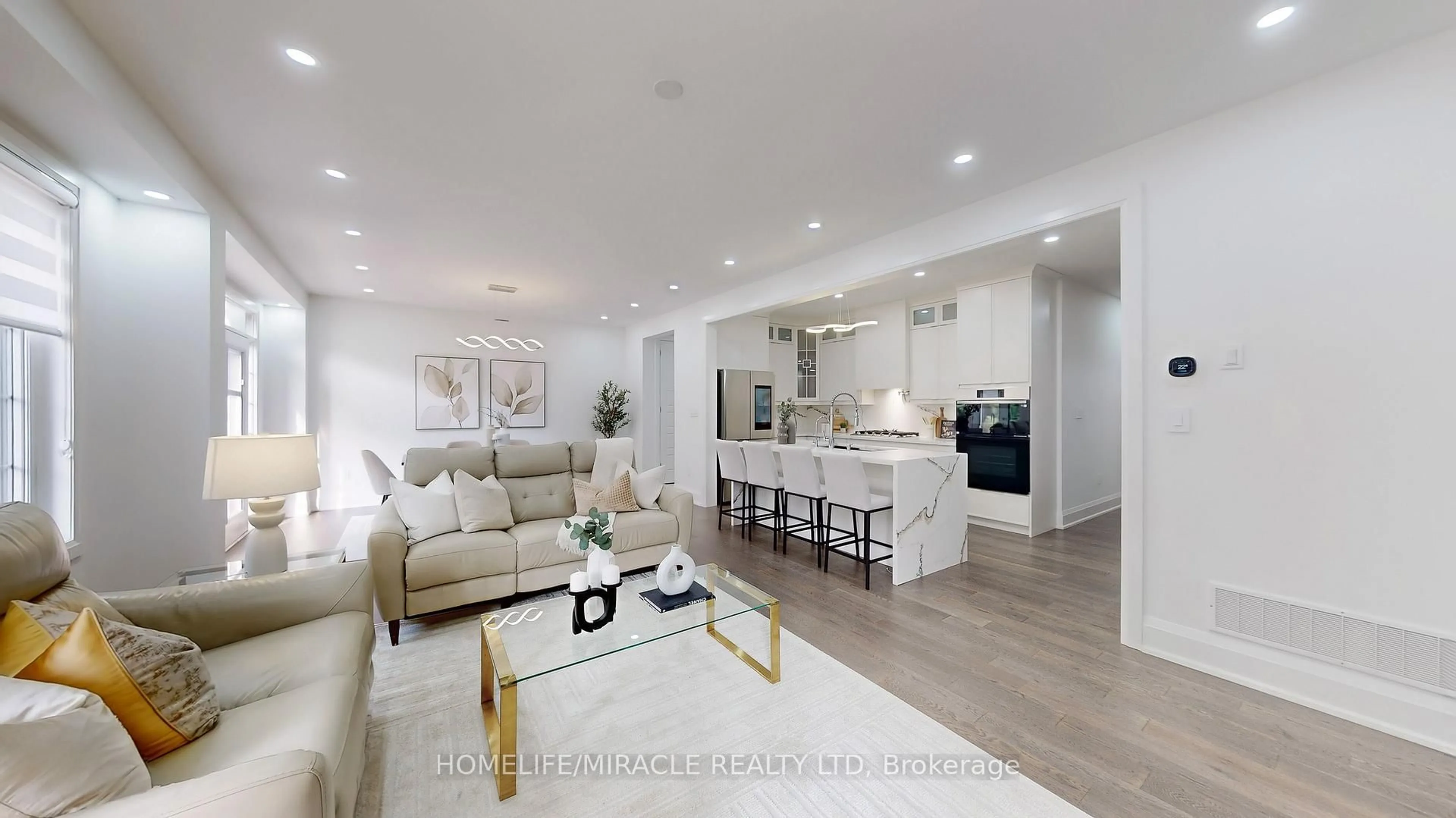 Open concept kitchen, unknown for 2849 Foxden Sq, Pickering Ontario L1X 0N9