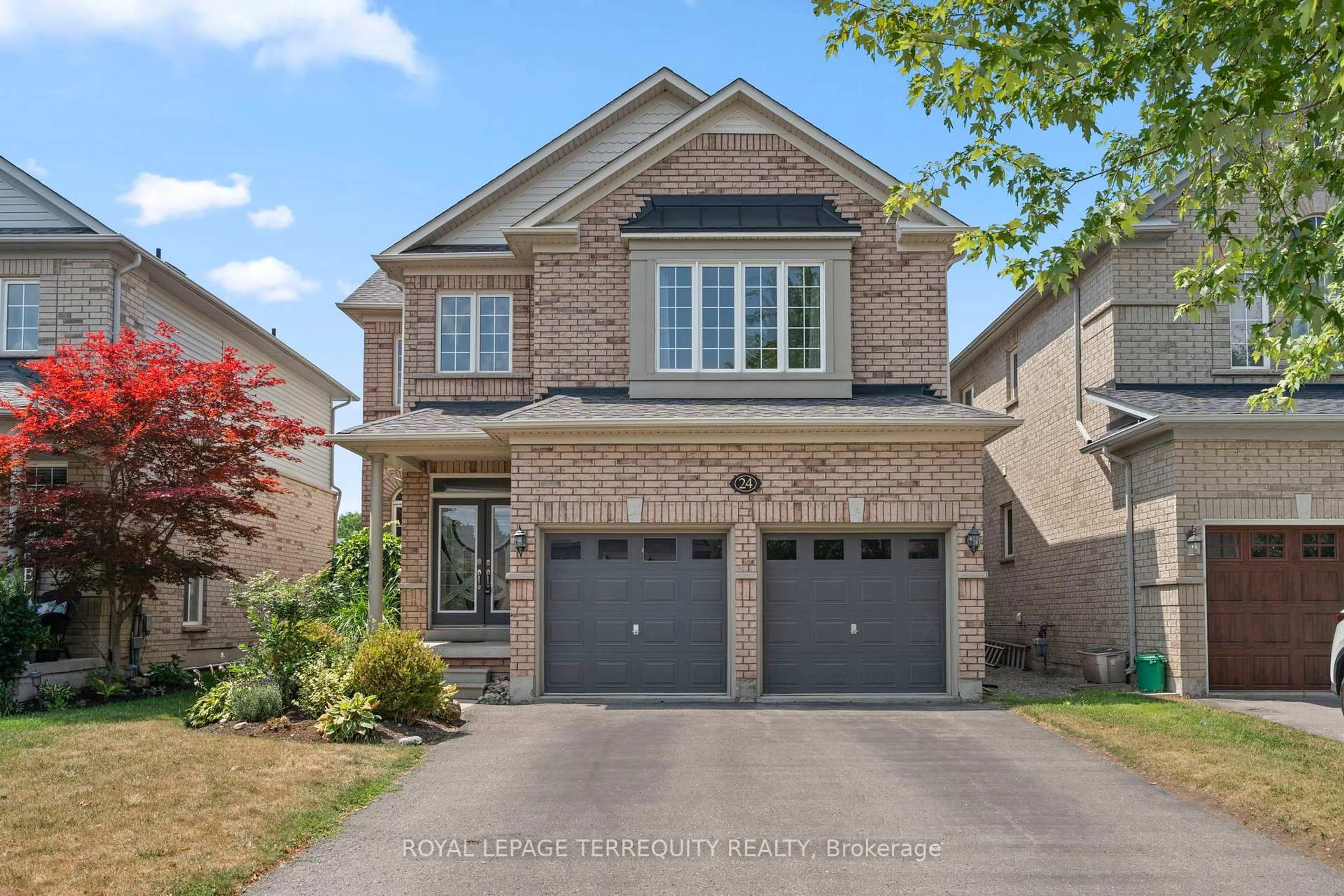 Home with brick exterior material, street for 24 Alfred Shrubb Lane, Clarington Ontario L1C 0B2