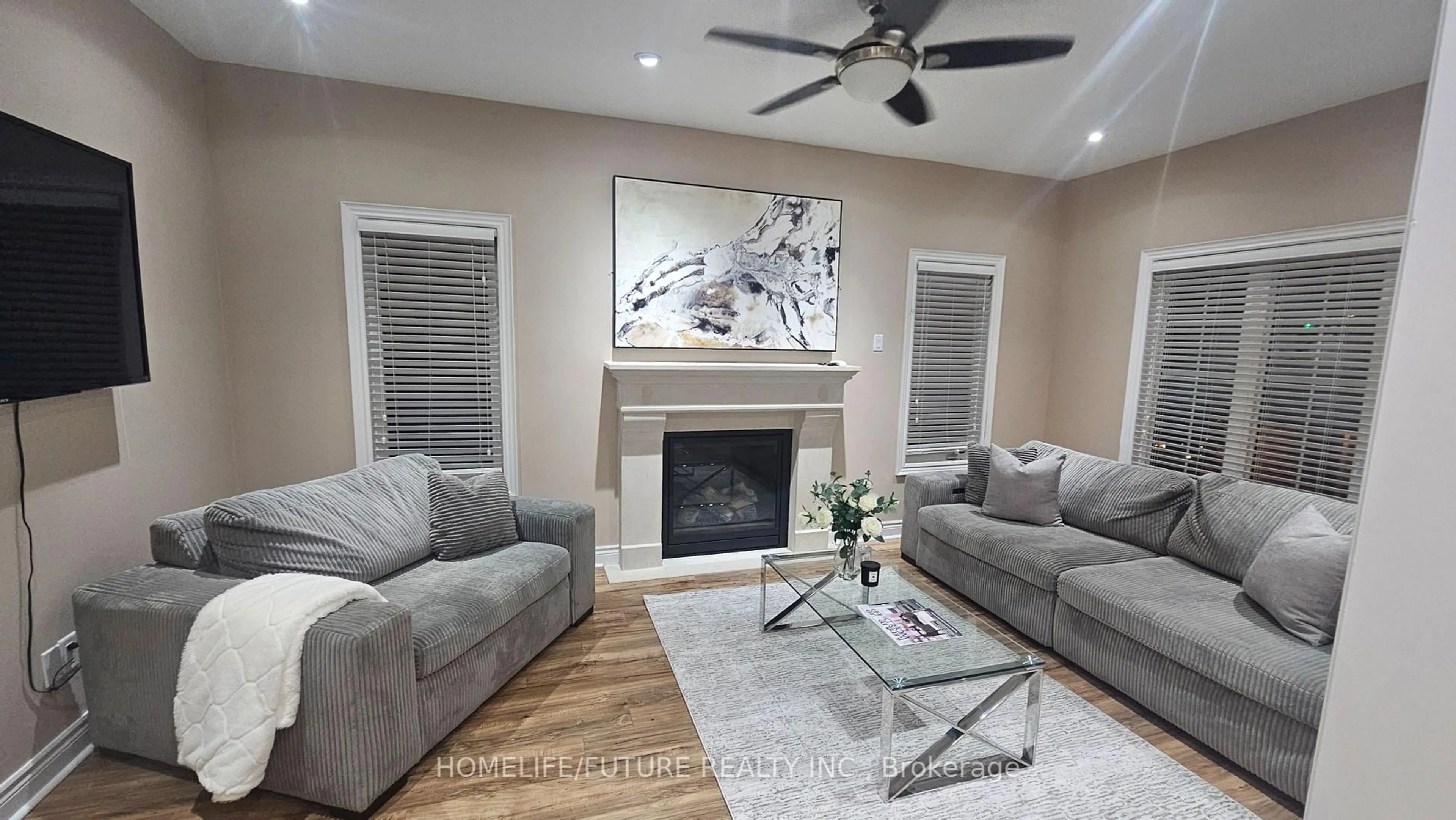 Living room with furniture, unknown for 2076 Queensbury Dr, Oshawa Ontario L1K 0S1