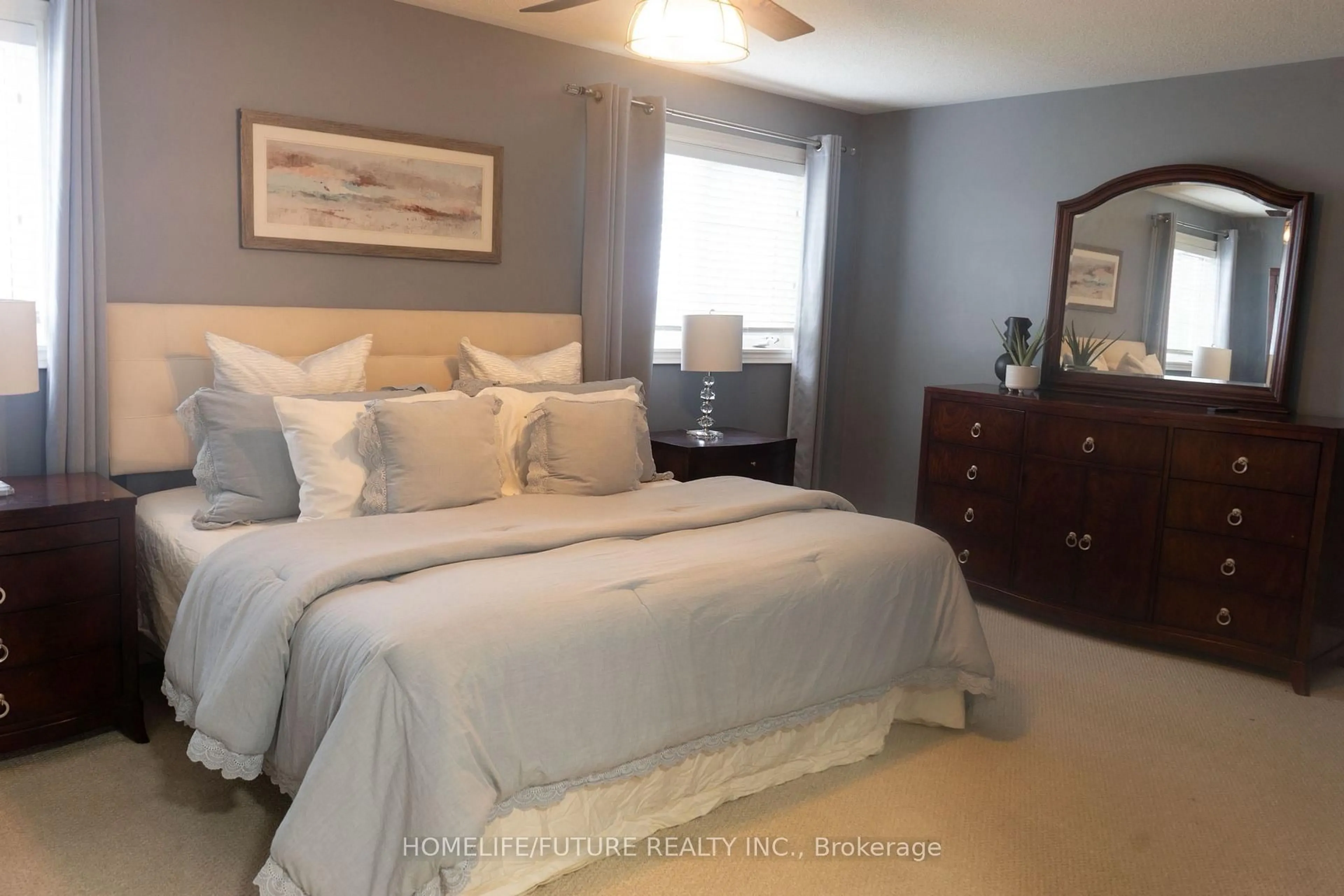 Bedroom with bed, unknown for 2076 Queensbury Dr, Oshawa Ontario L1K 0S1
