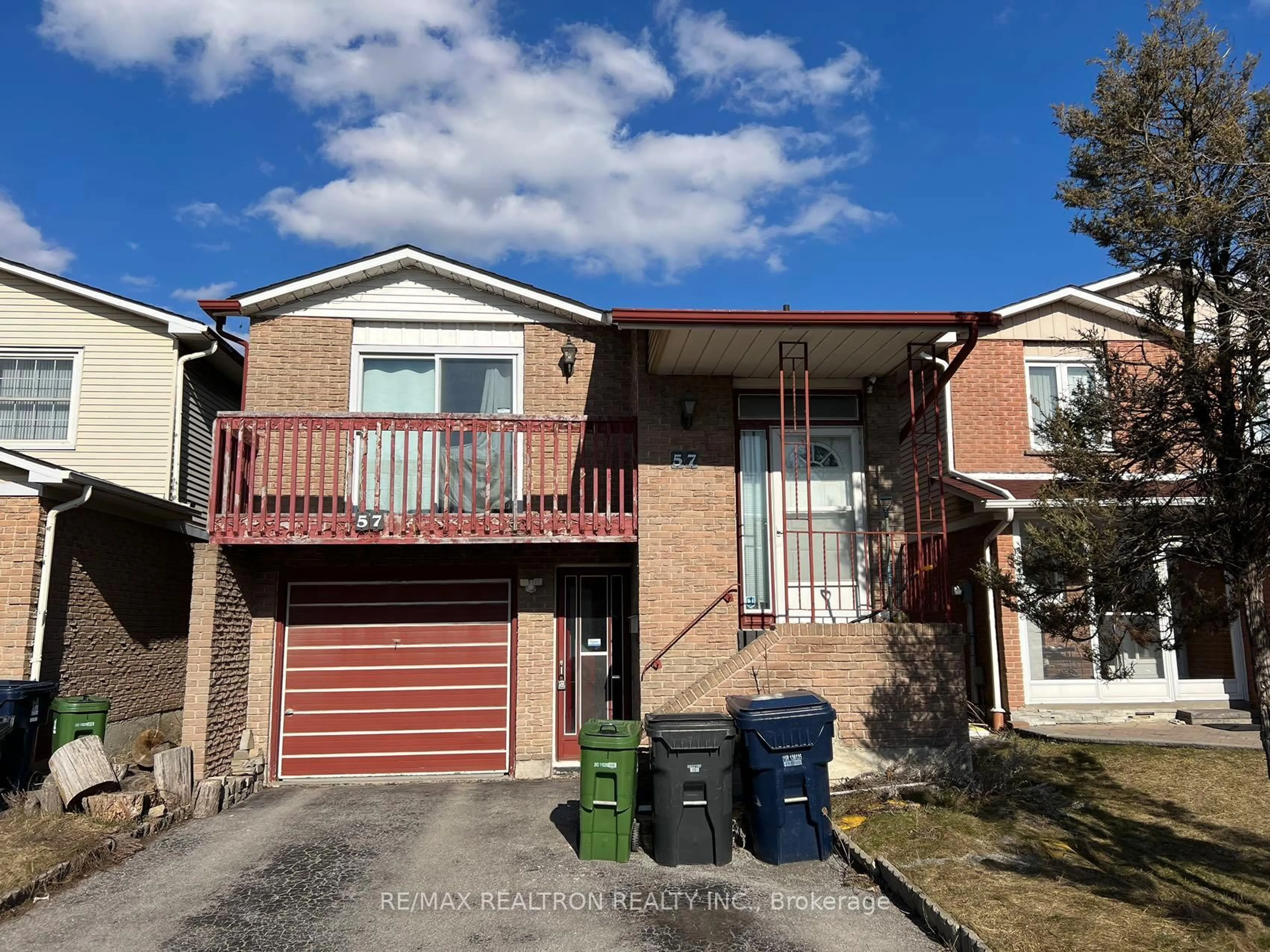 Home with brick exterior material, street for 57 Copperwood Sq, Toronto Ontario M1V 2C2