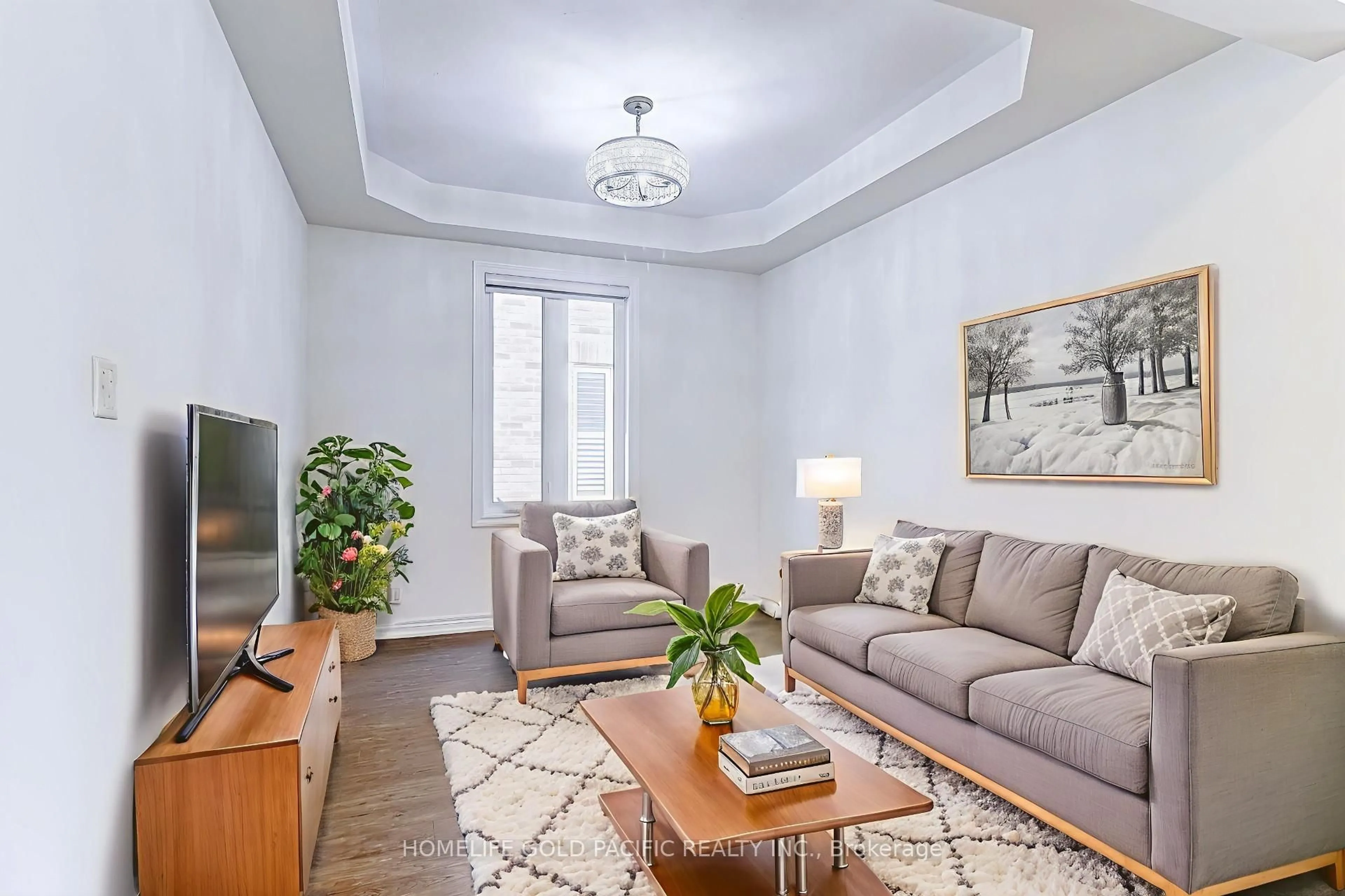 Living room with furniture, unknown for 211 Ronald Hooper Ave, Clarington Ontario L1C 7C9