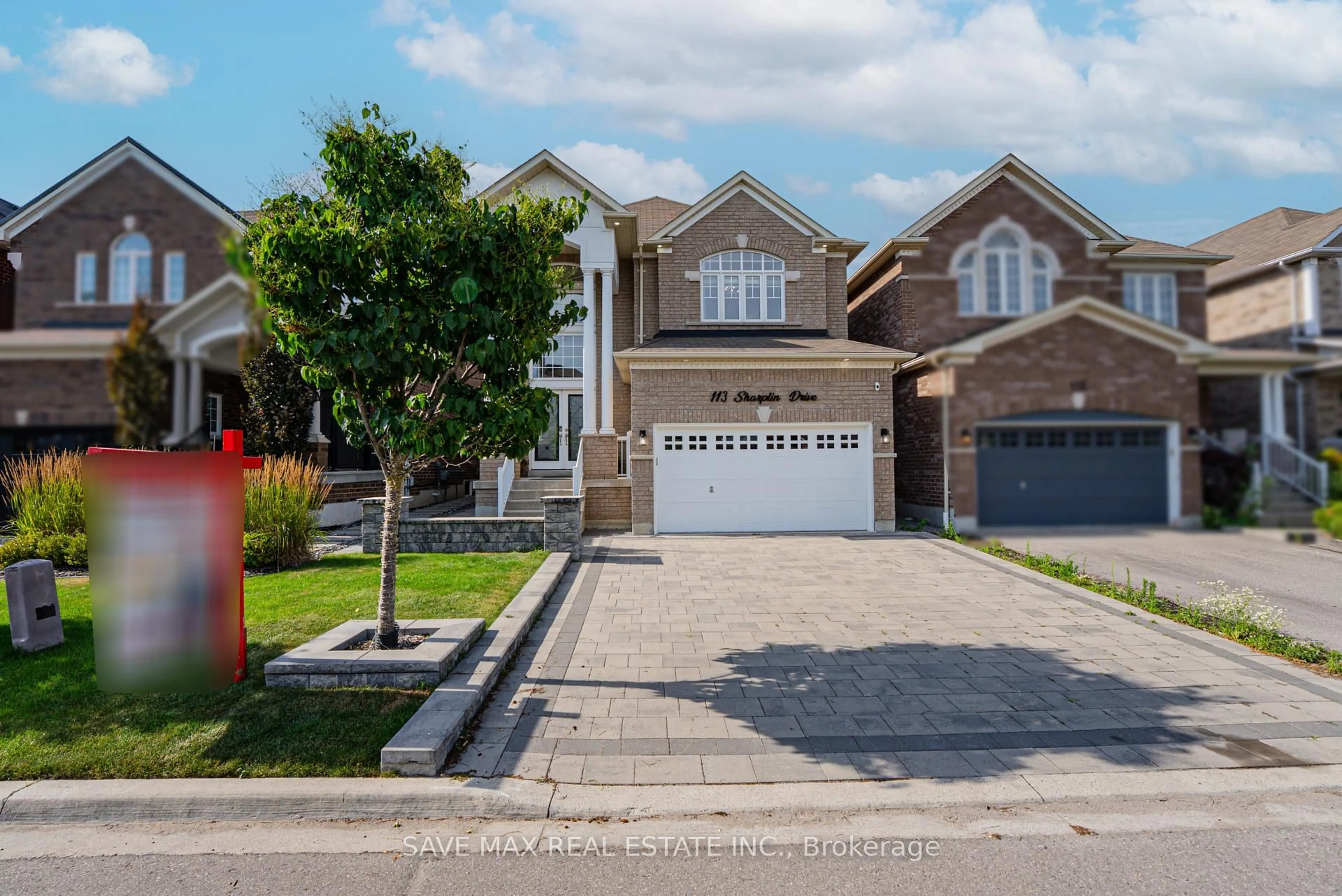Home with brick exterior material, street for 113 Sharplin Dr, Ajax Ontario L1Z 0P3