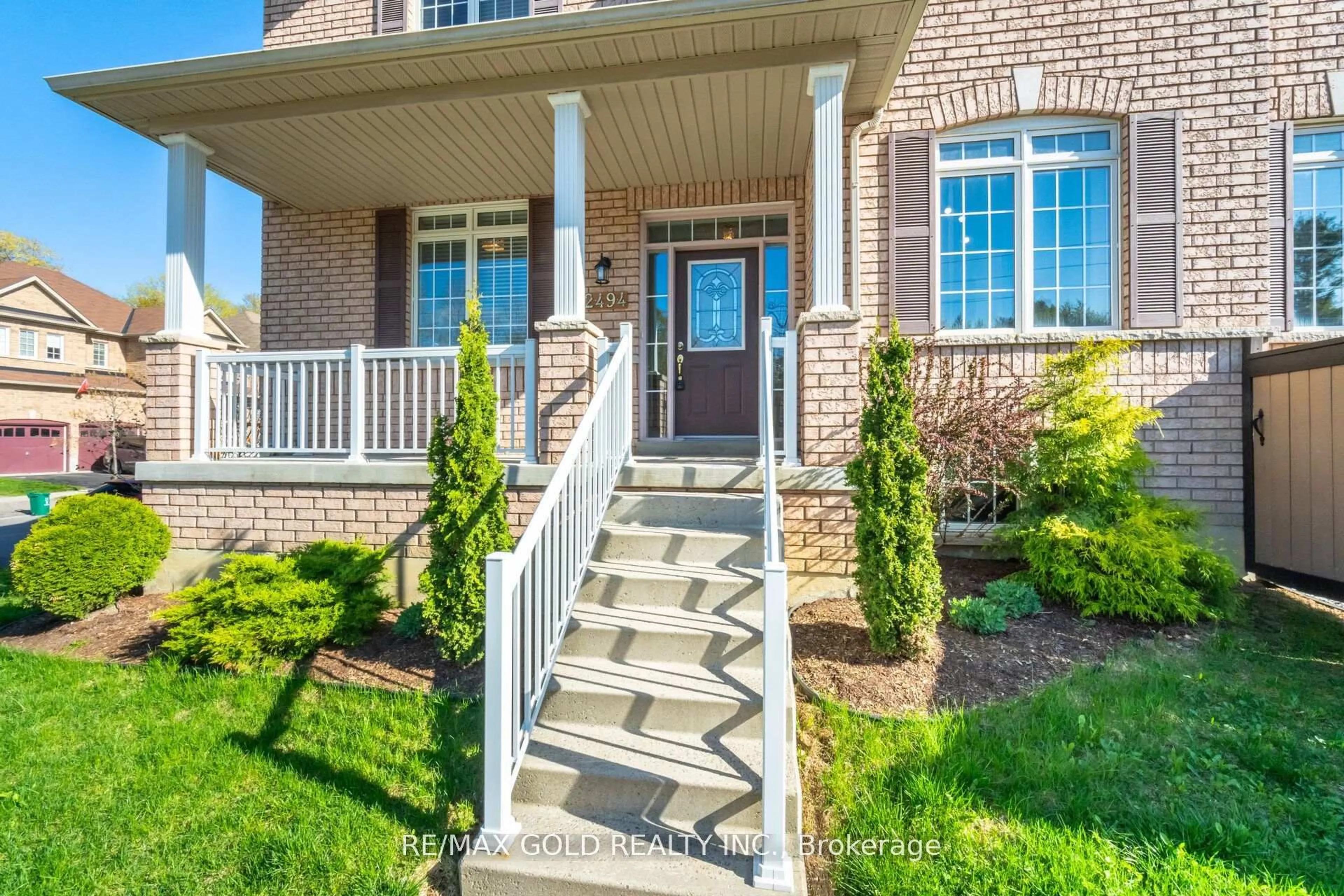 Home with brick exterior material, street for 2494 Earl Grey Ave, Pickering Ontario L1X 0B9