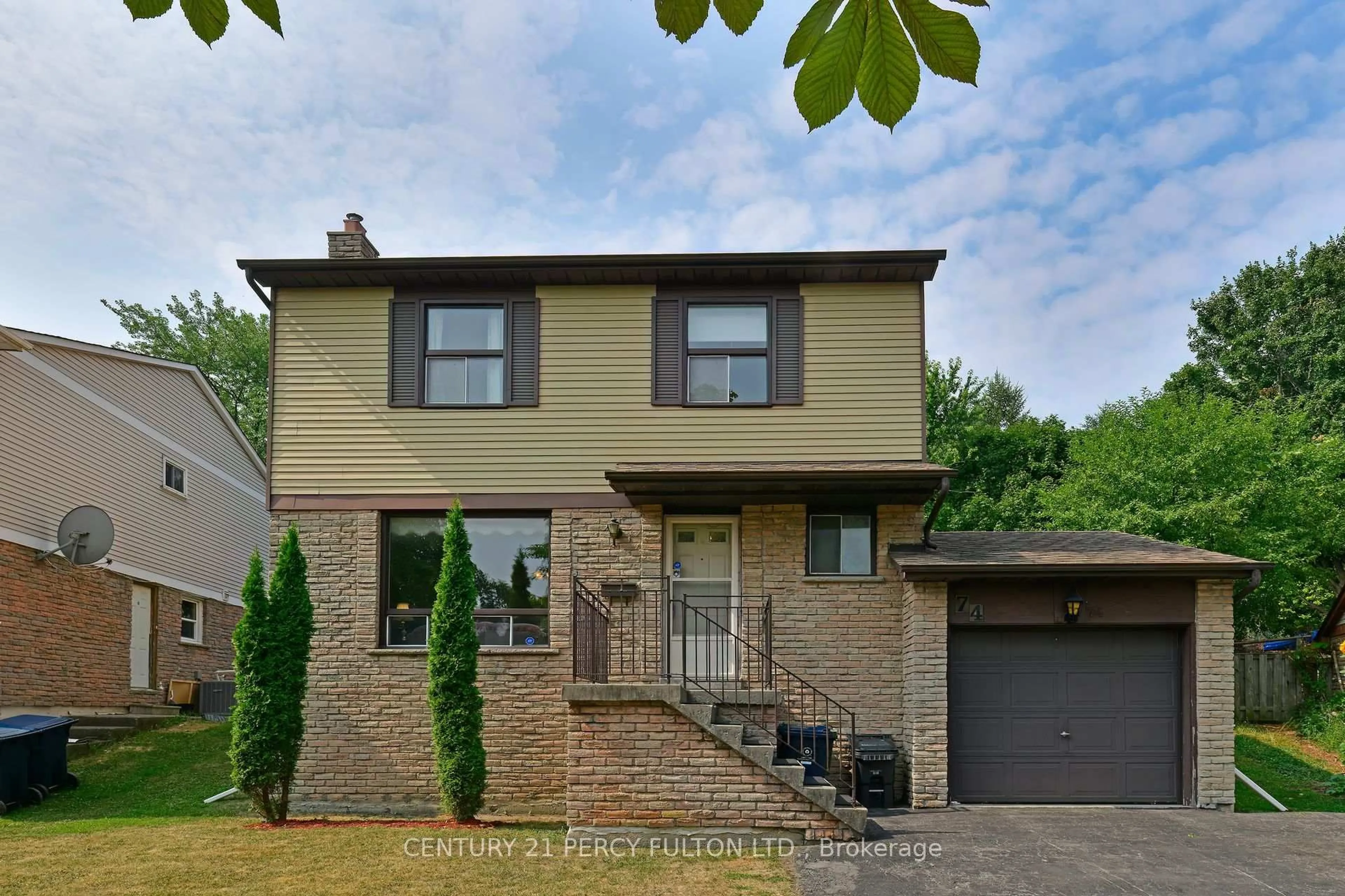 Home with brick exterior material, street for 74 John Stoner Dr, Toronto Ontario M1B 3A3