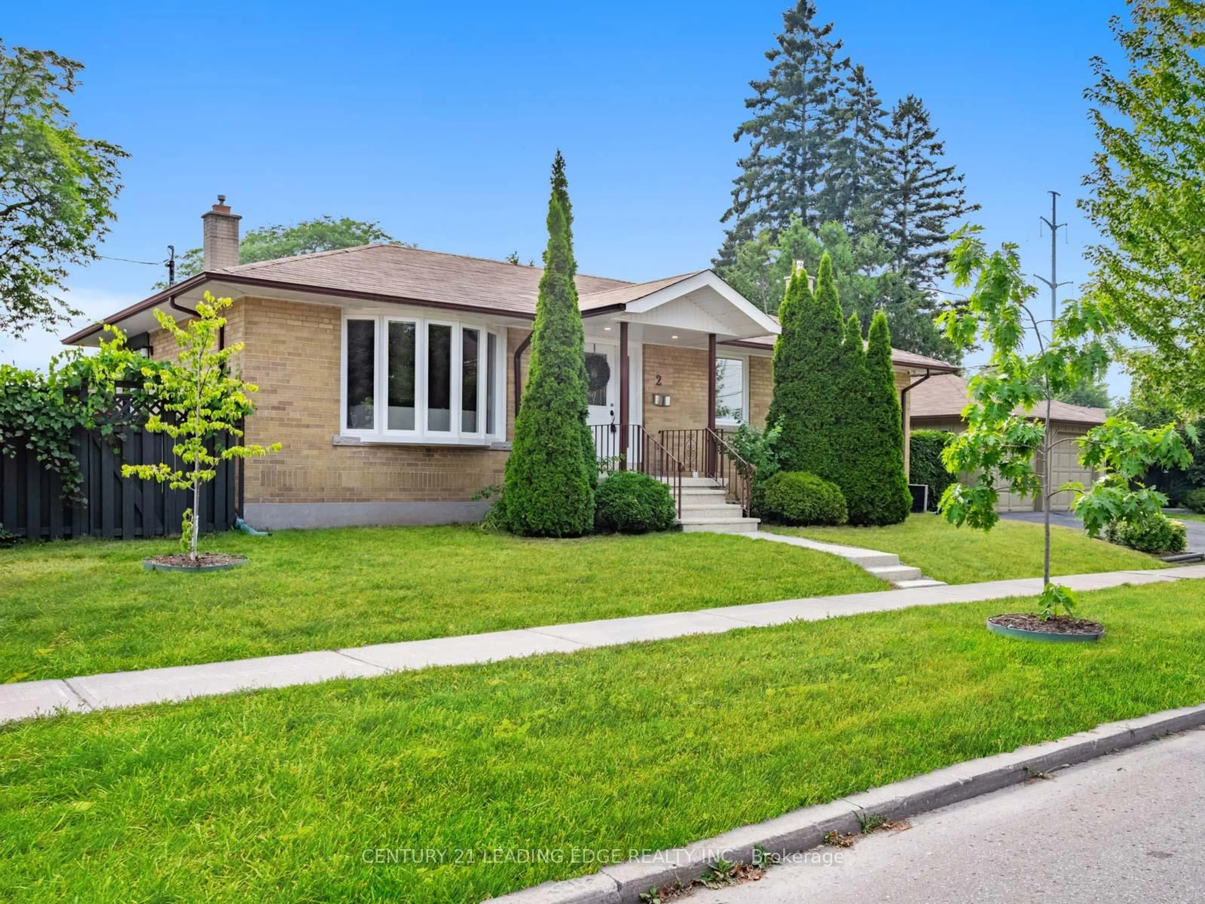 Home with brick exterior material, street for 2 Daventry Rd, Toronto Ontario M1H 2B6